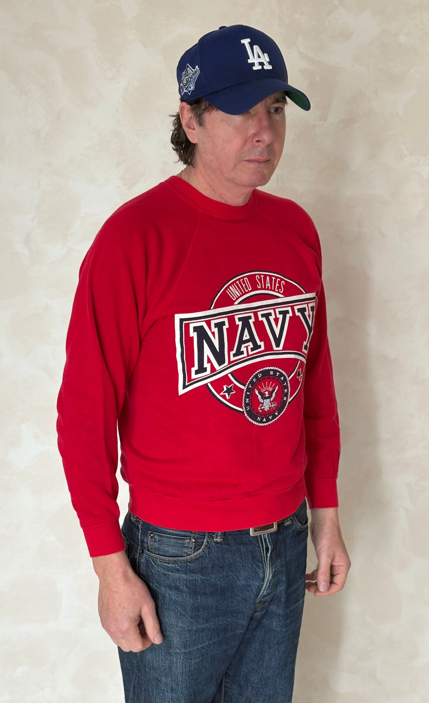 Size M Crew Sweat United States Navy Made in USA