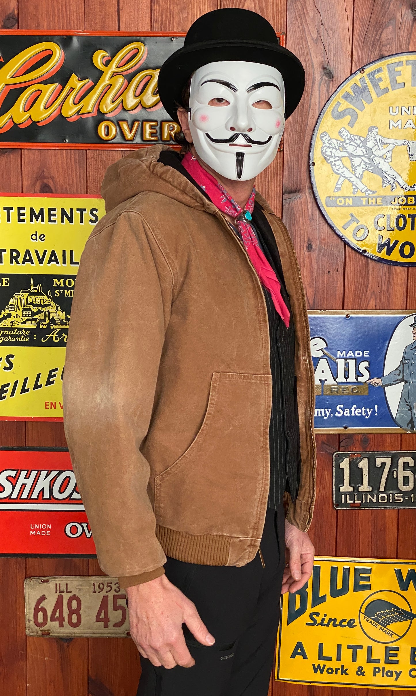 Size Youth XL Carhartt Blanket lined jacket Made in Mexico