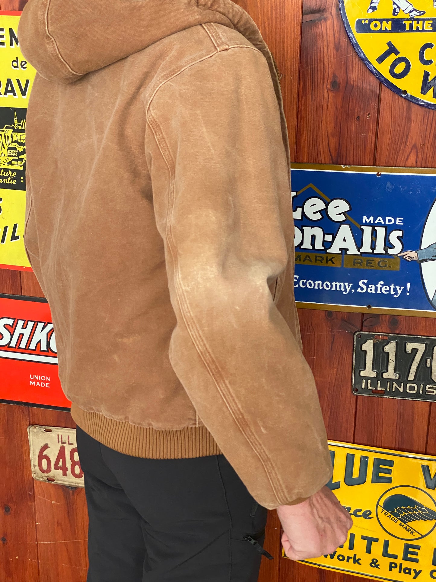 Size Youth XL Carhartt Blanket lined jacket Made in Mexico