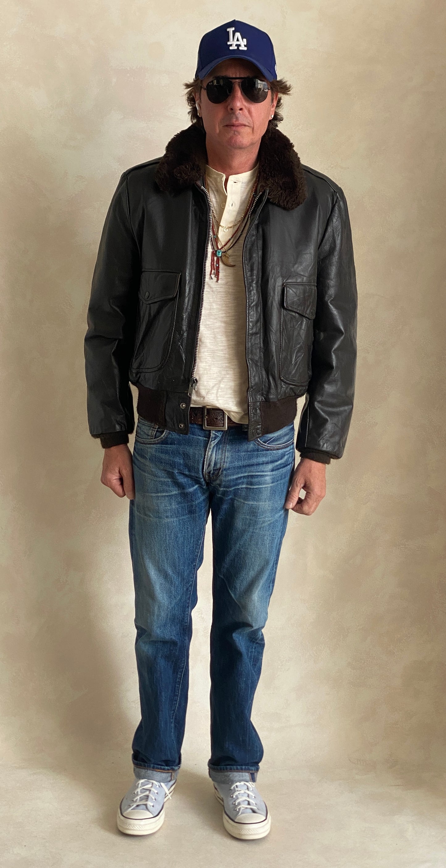 Size 42 USA / 52EU. Vintage Cooper leather Flight Jacket