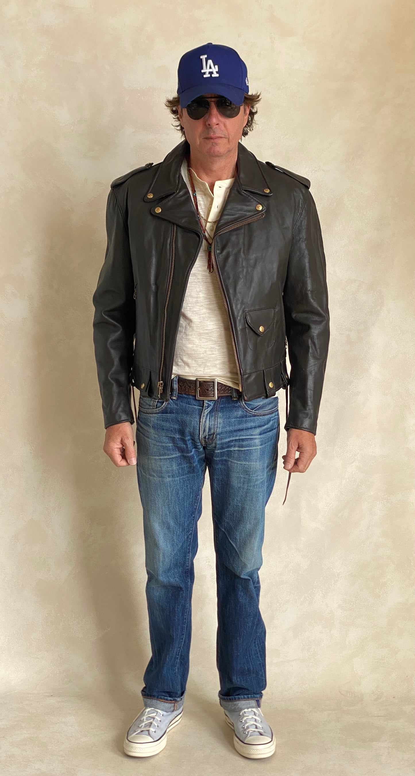 Size 40 USA (50 EU) Vintage New Schott Perfecto leather jacket. Made in USA