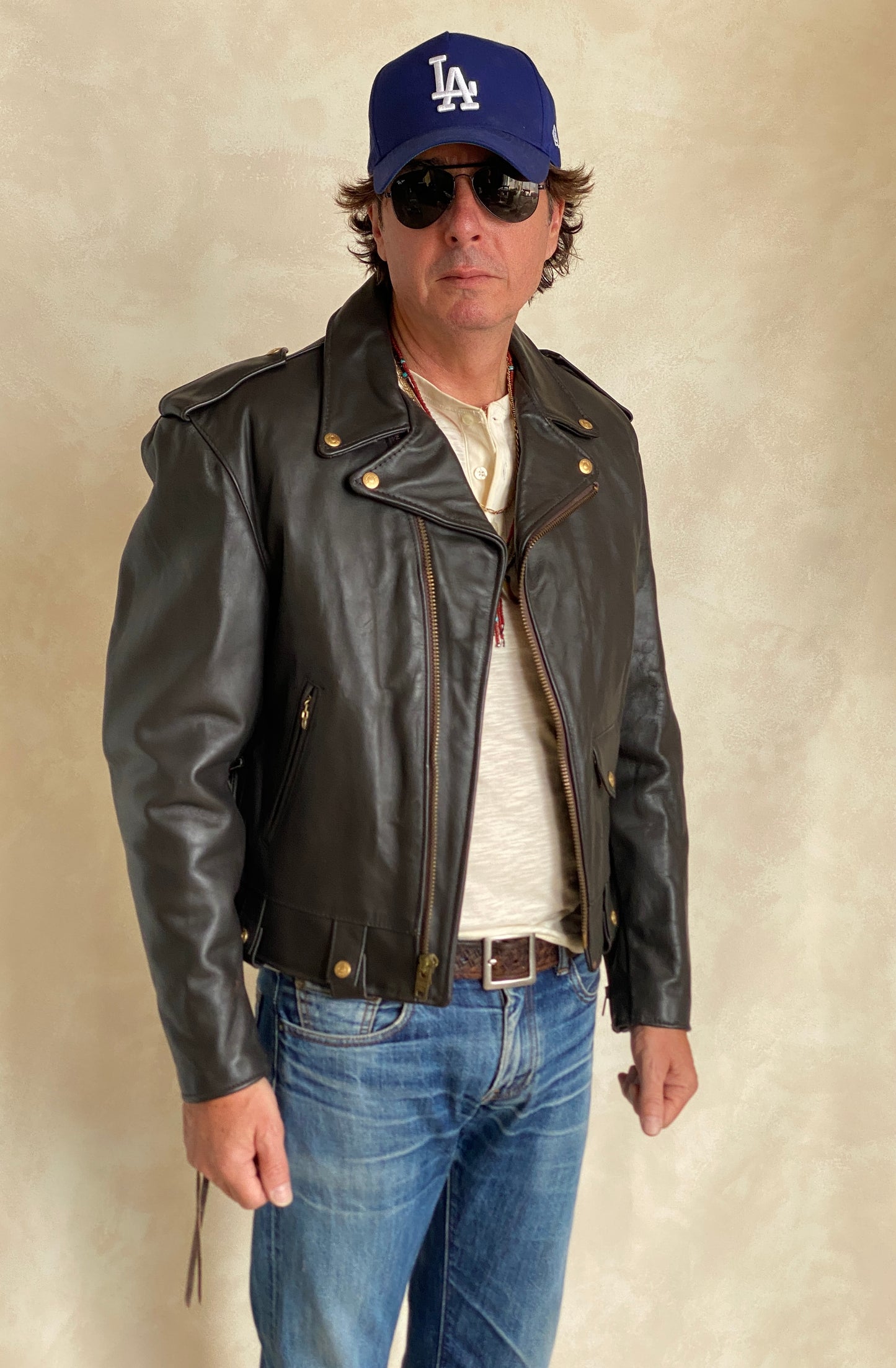 Size 40 USA (50 EU) Vintage New Schott Perfecto leather jacket. Made in USA