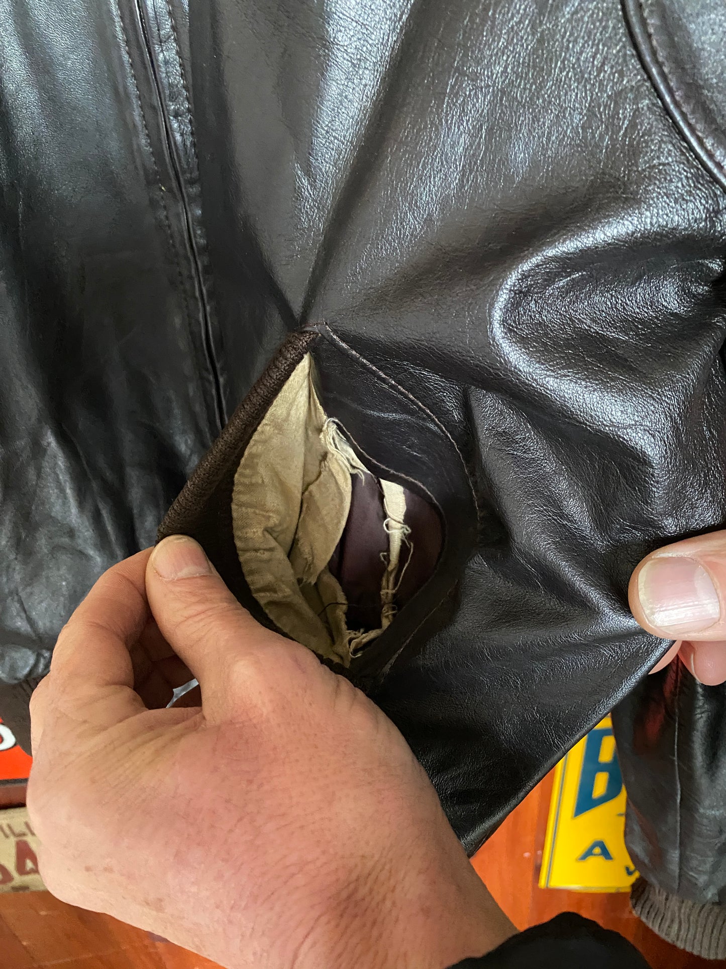 Vintage Grey Leather Members Only Jacket | Size 38US / 48EU
