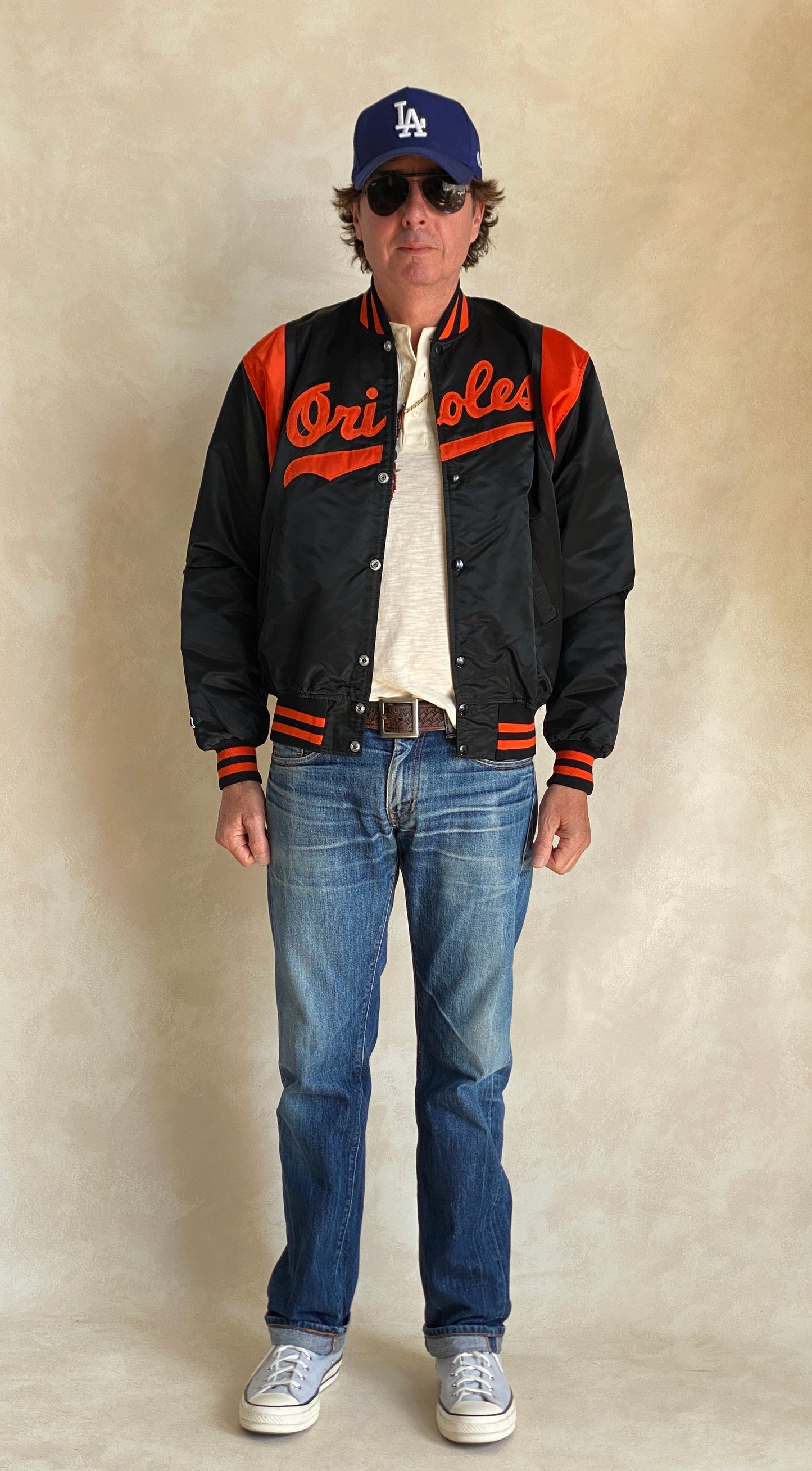 Large. 80s Vintage Orioles Starter jacket Made in USA
