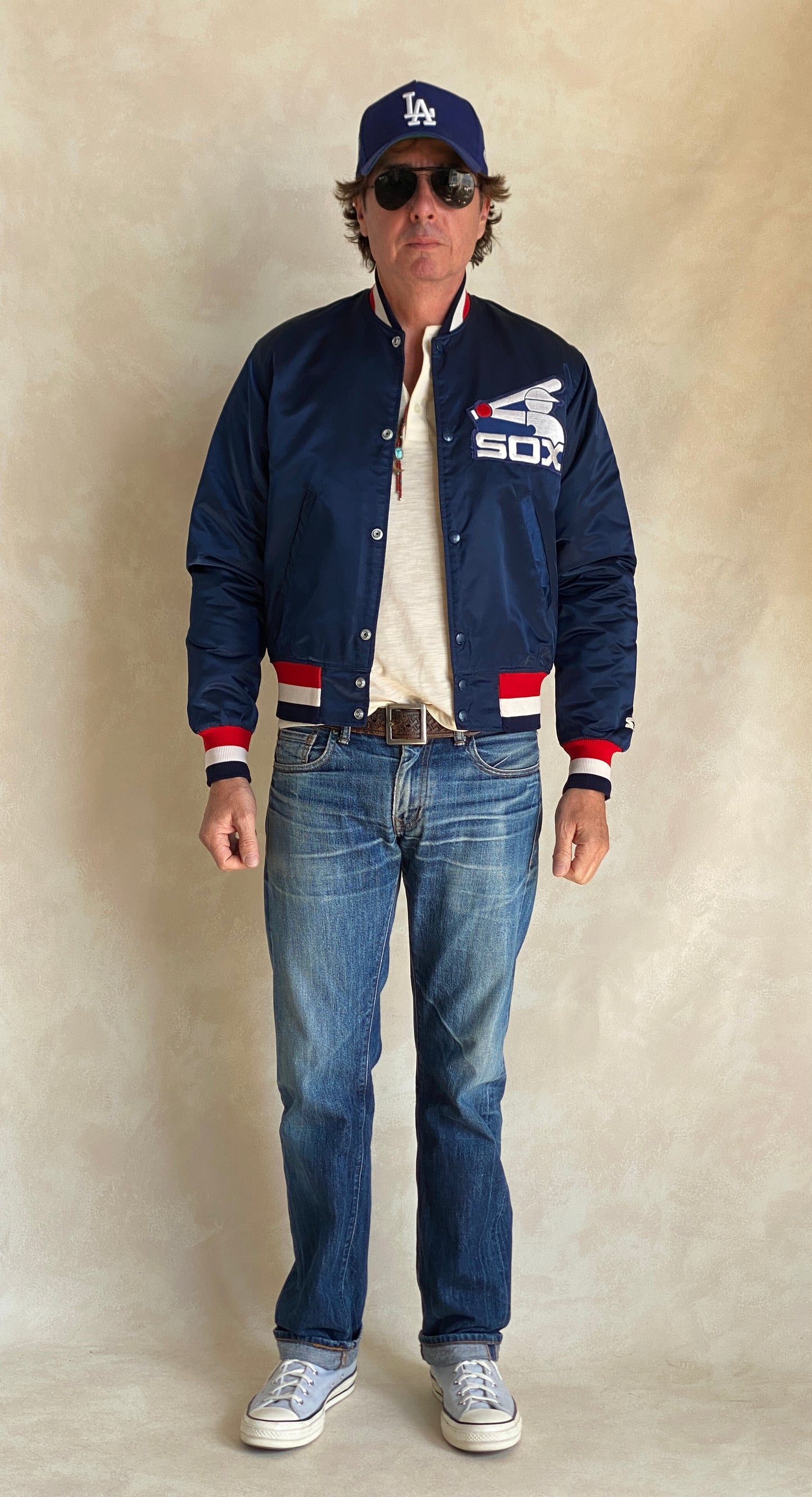 Size Small . Vintage White Sox Starter jacket Made In USA