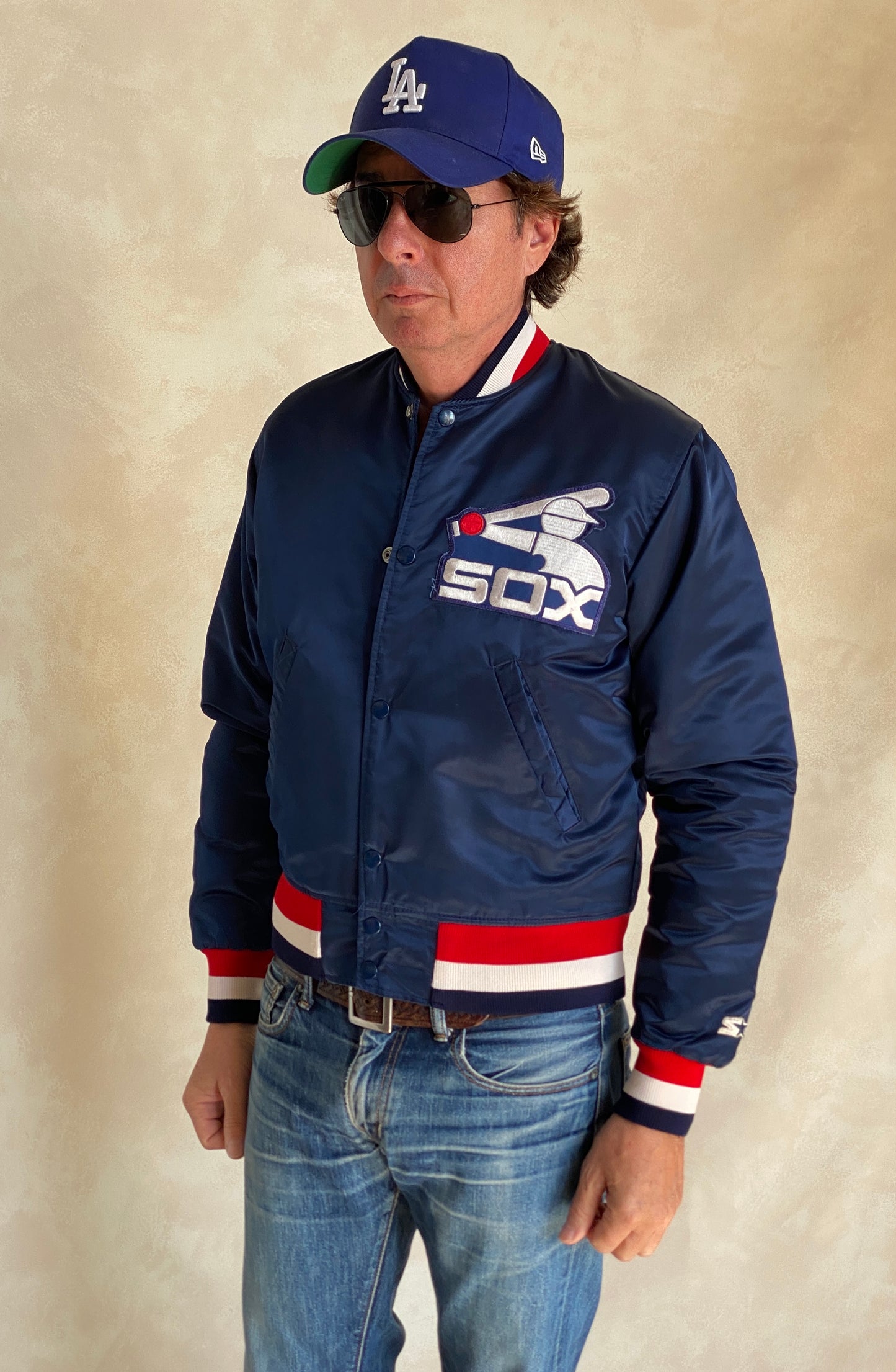 Size Small . Vintage White Sox Starter jacket Made In USA