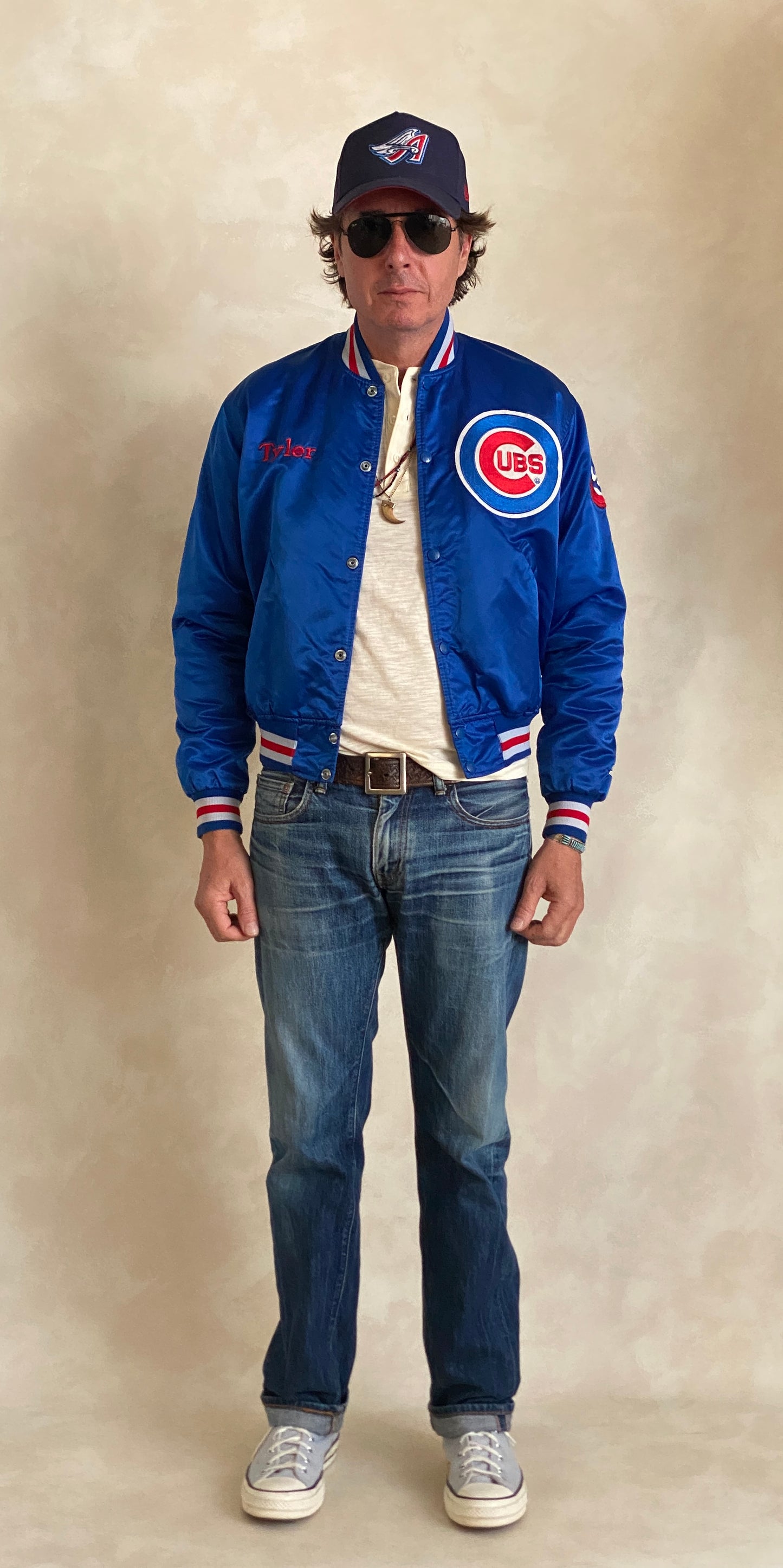 Small. Vintage 80s Chicago Cubs Starter jacket made in USA
