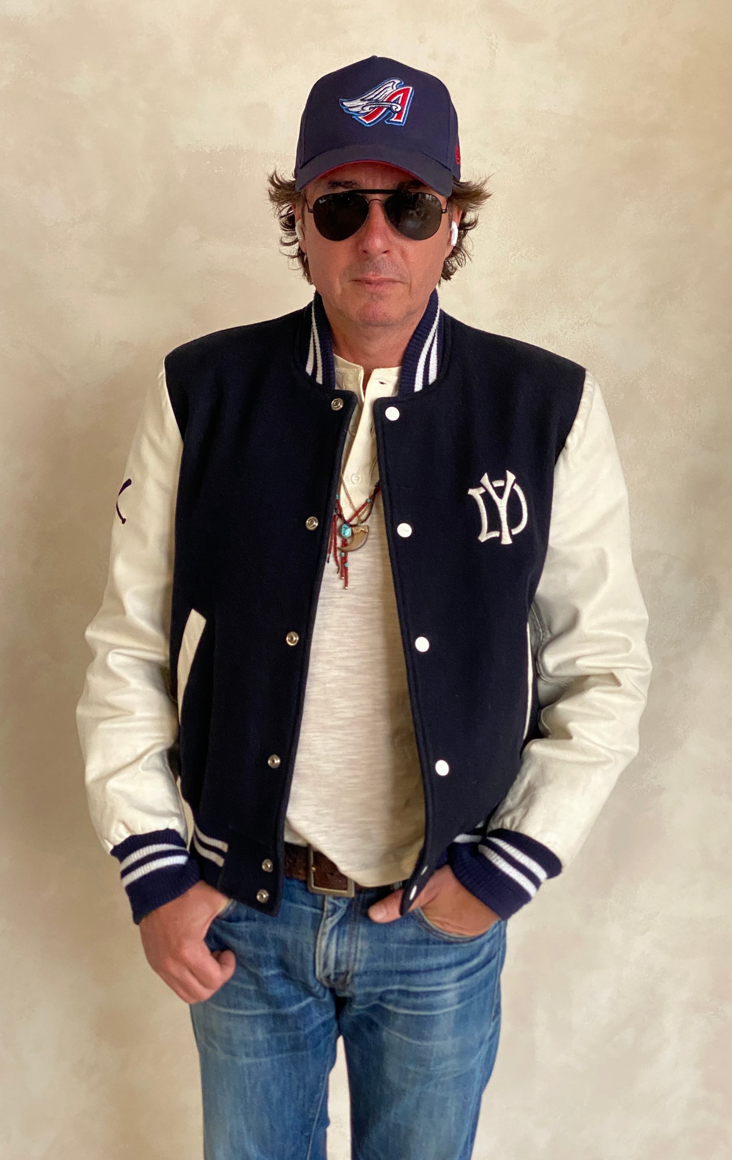 Size Med. Vintage varsity style jacket Made in Canada