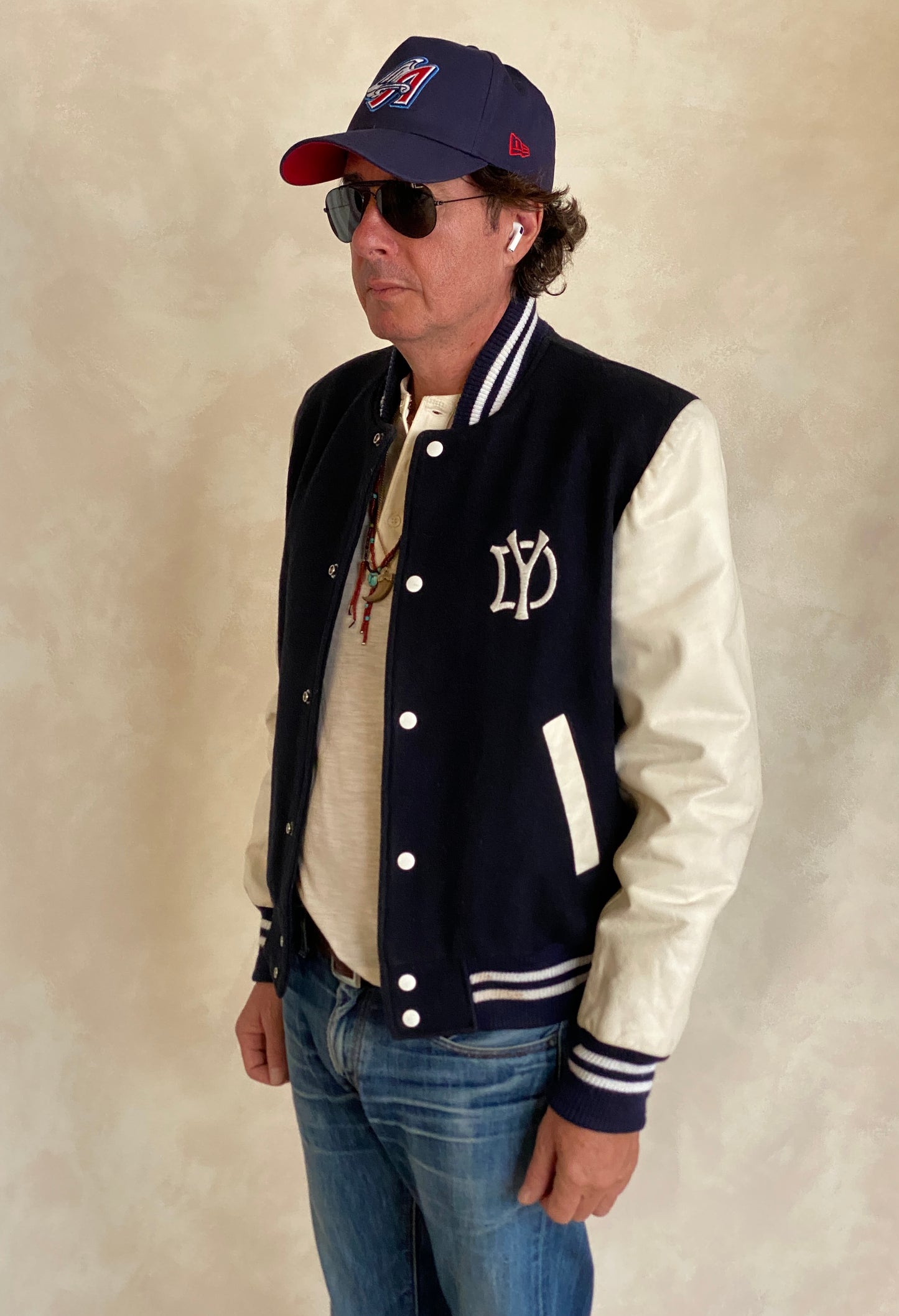 Size Med. Vintage varsity style jacket Made in Canada