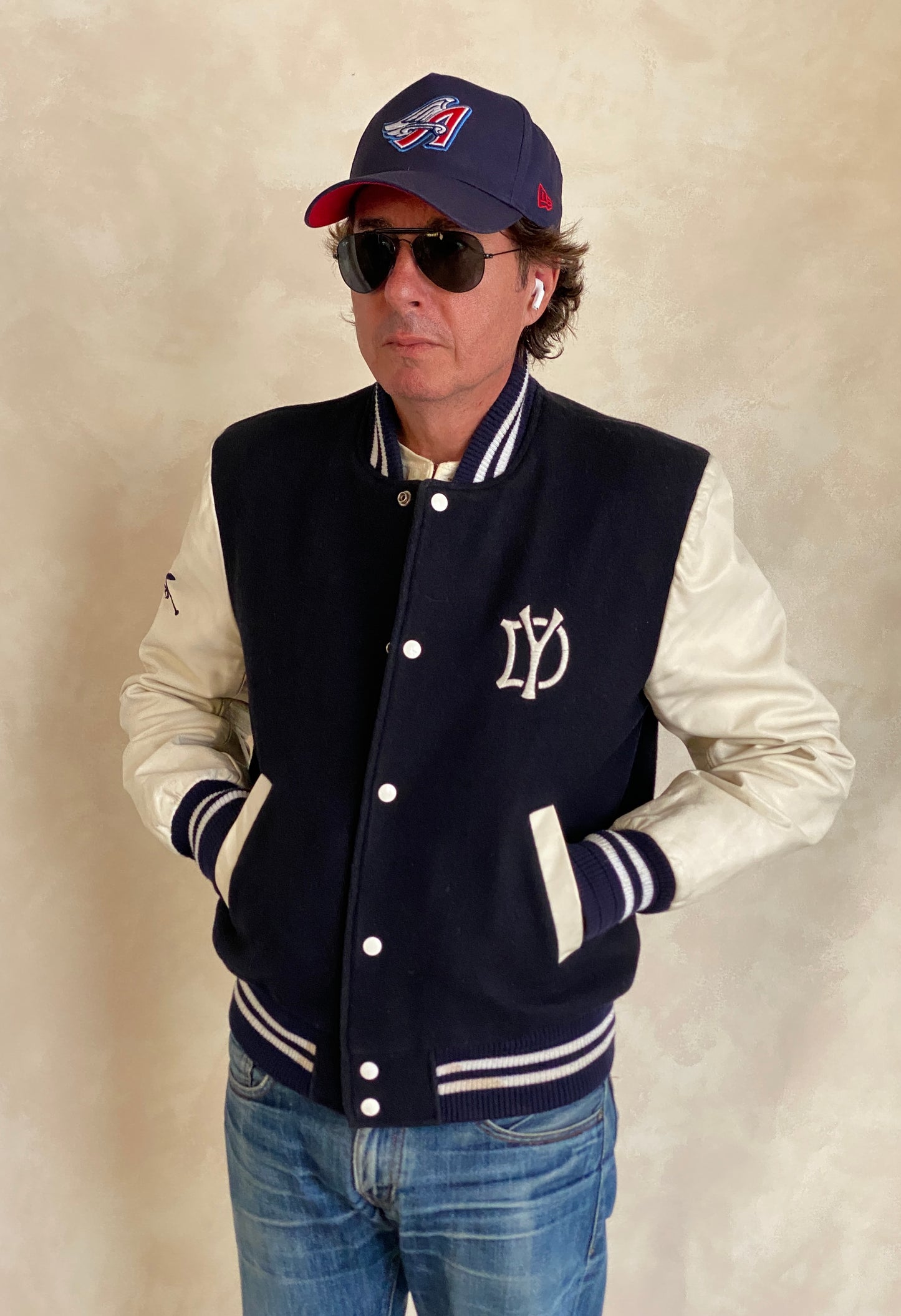 Size Med. Vintage varsity style jacket Made in Canada