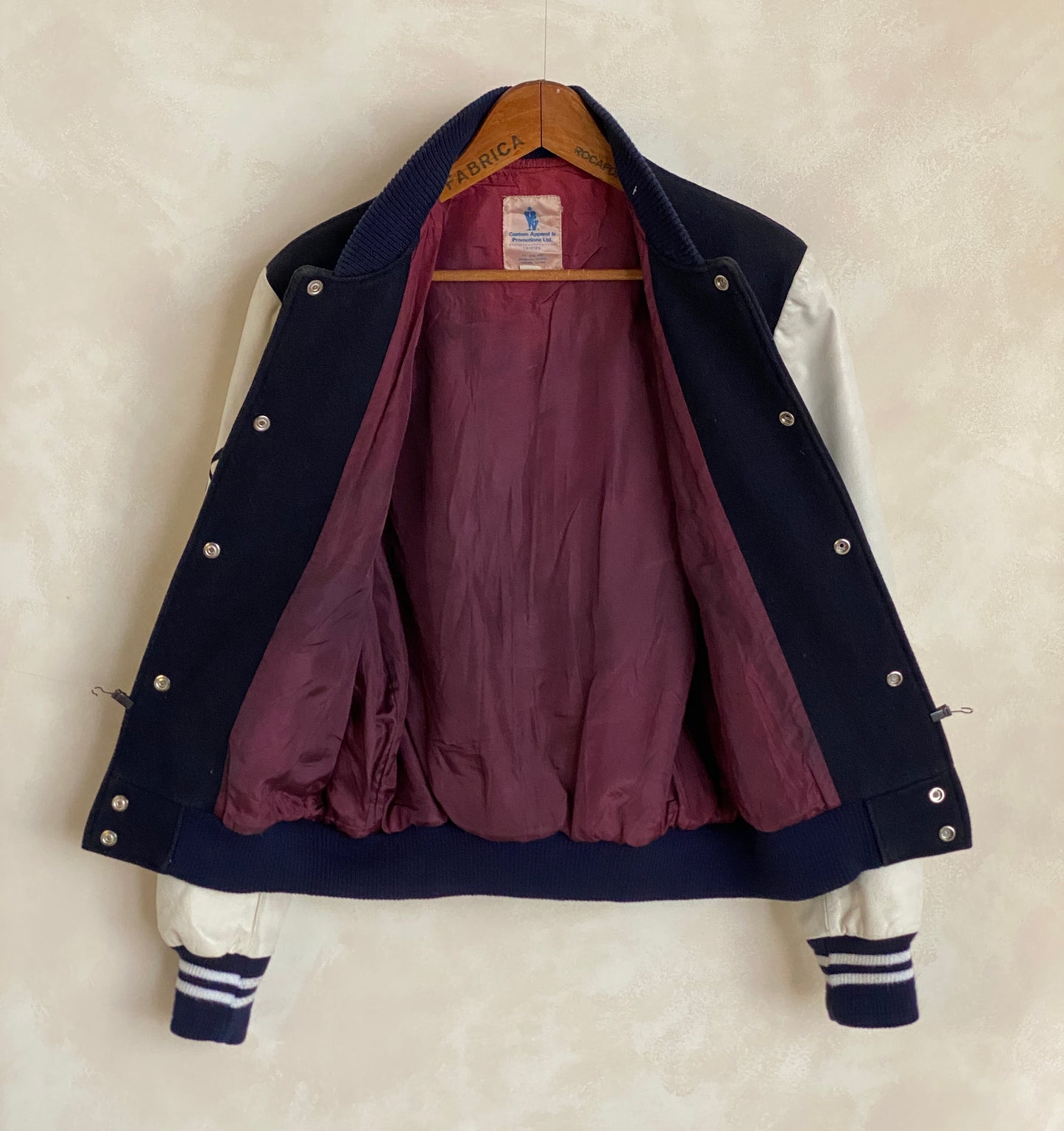 Size Med. Vintage varsity style jacket Made in Canada