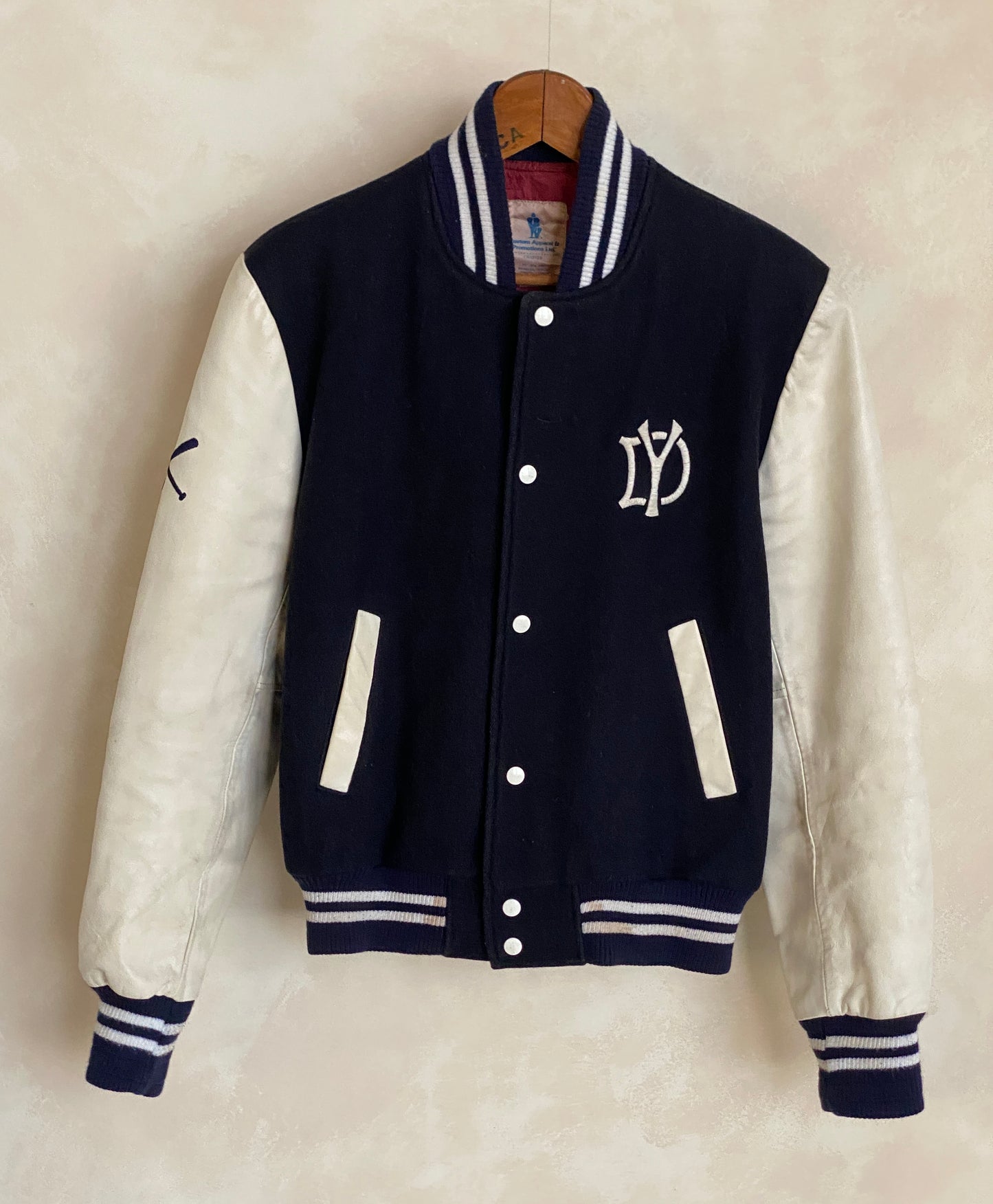 Size Med. Vintage varsity style jacket Made in Canada