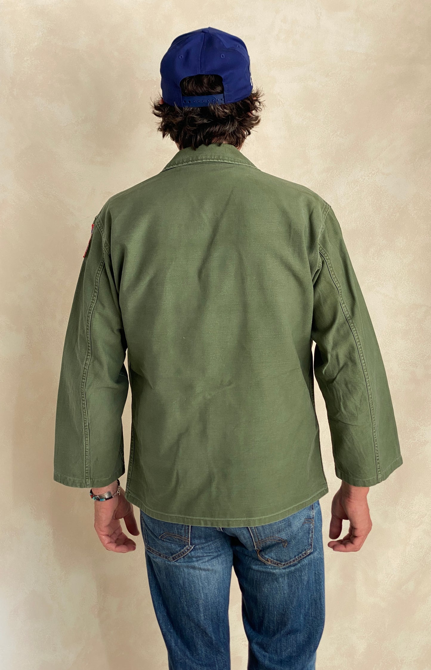 Authentic 1962 Vintage US Army OG 107 Fatigue Shirt - Size M | First Pattern Military Collectible