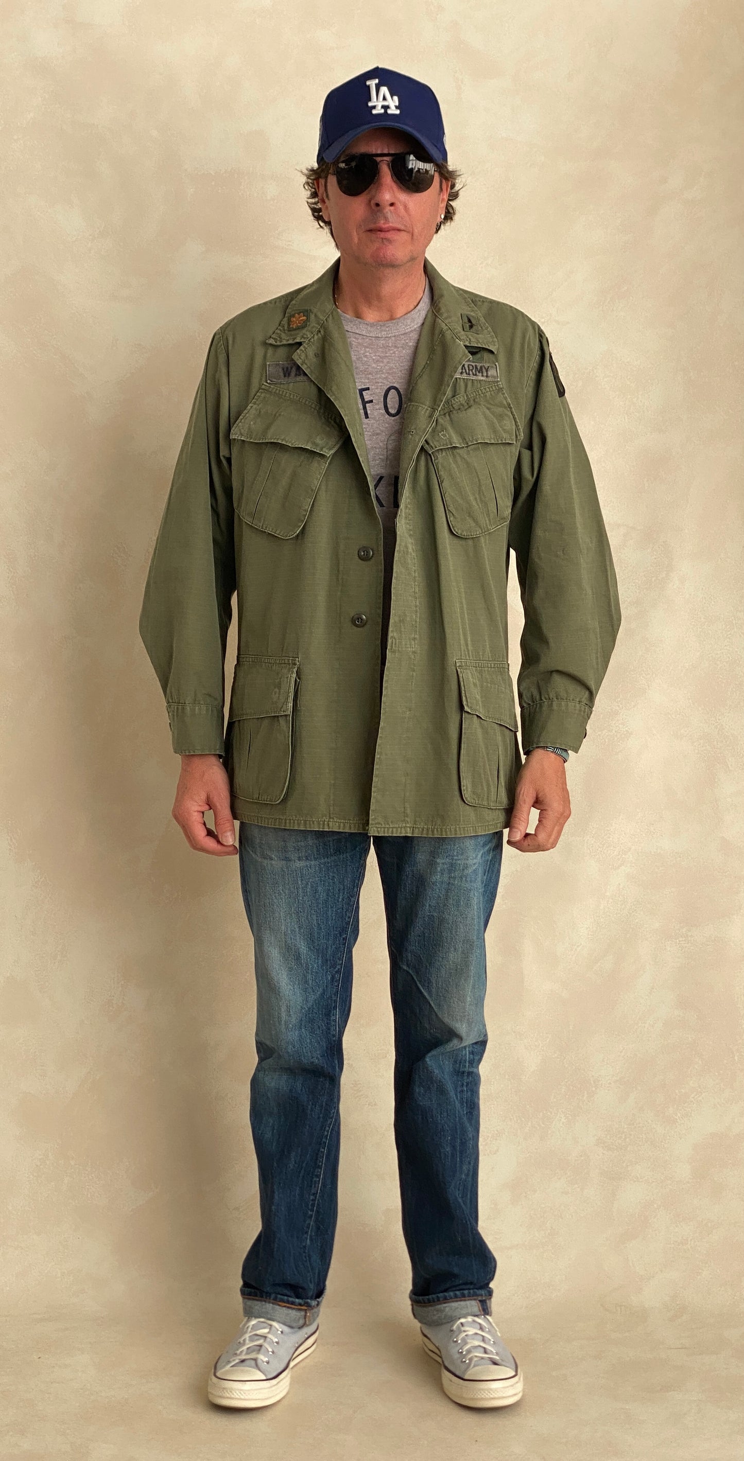 Med Reg. Authentic 1970 US Army Vintage Vietnam jungle jacket..