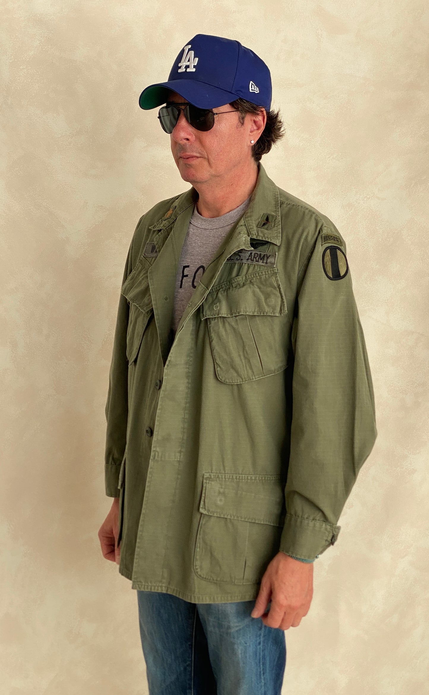 Med Reg. Authentic 1970 US Army Vintage Vietnam jungle jacket..