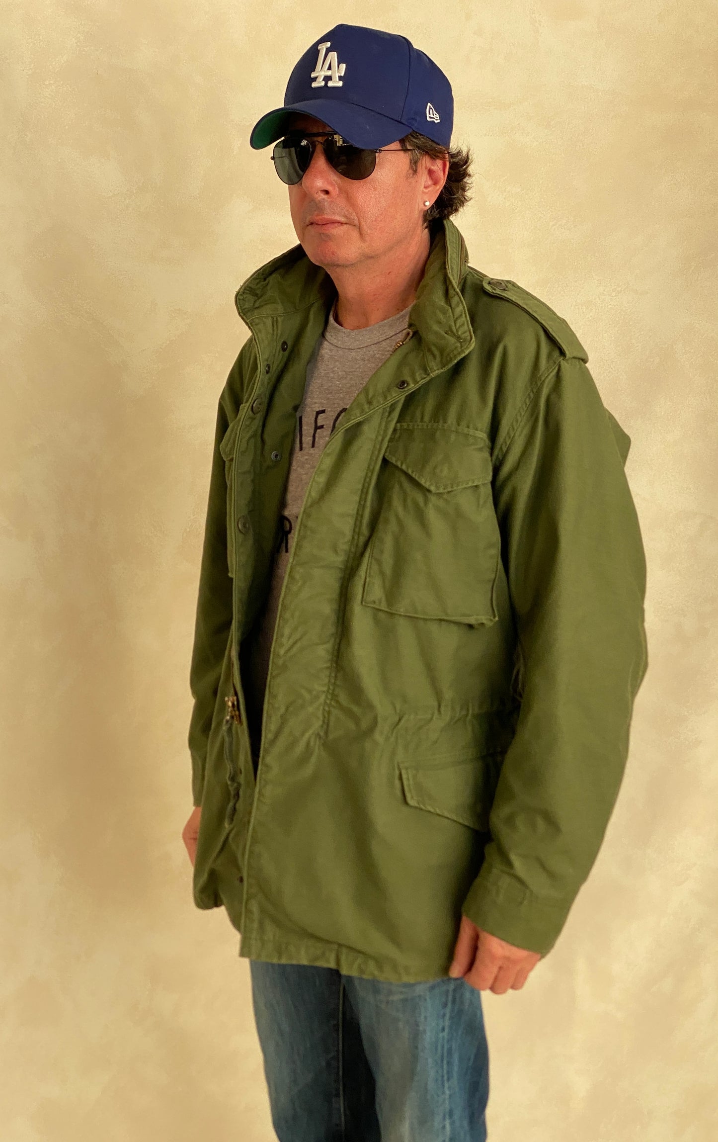 Medium Long Authentic Vintage US Army M-65 OG-107 Jacket | Classic Military Apparel