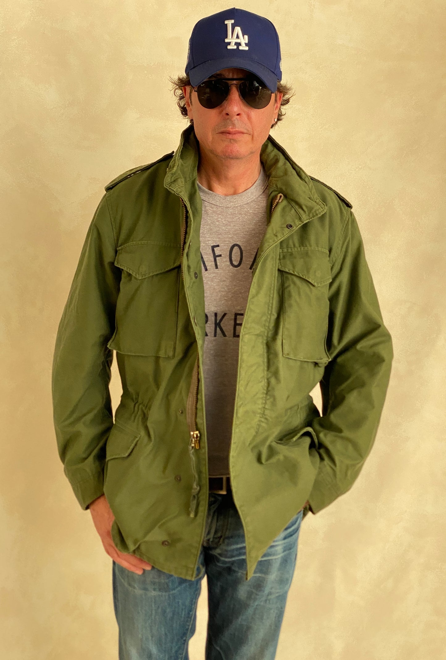 Medium Long Authentic Vintage US Army M-65 OG-107 Jacket | Classic Military Apparel