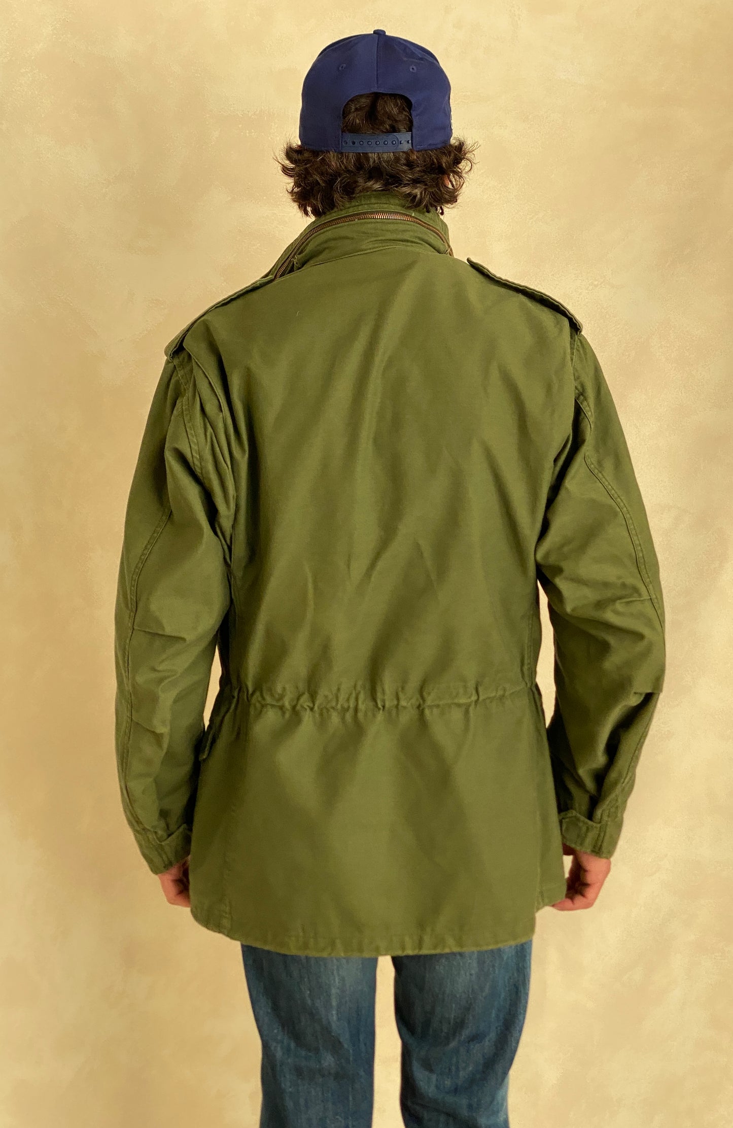 Medium Long Authentic Vintage US Army M-65 OG-107 Jacket | Classic Military Apparel