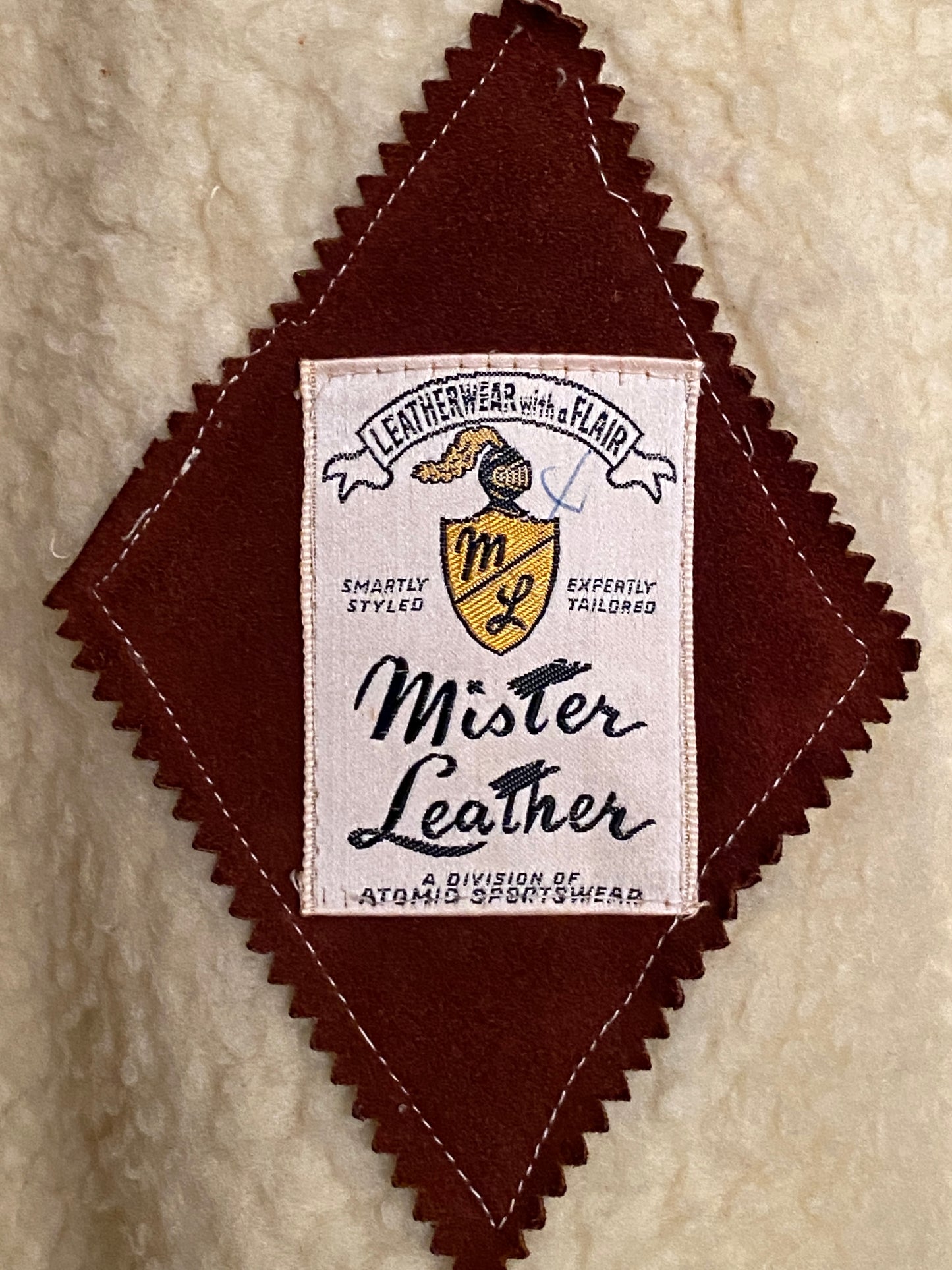 Size 40US Reg (50EU). Vintage suede ranch jacket made in USA