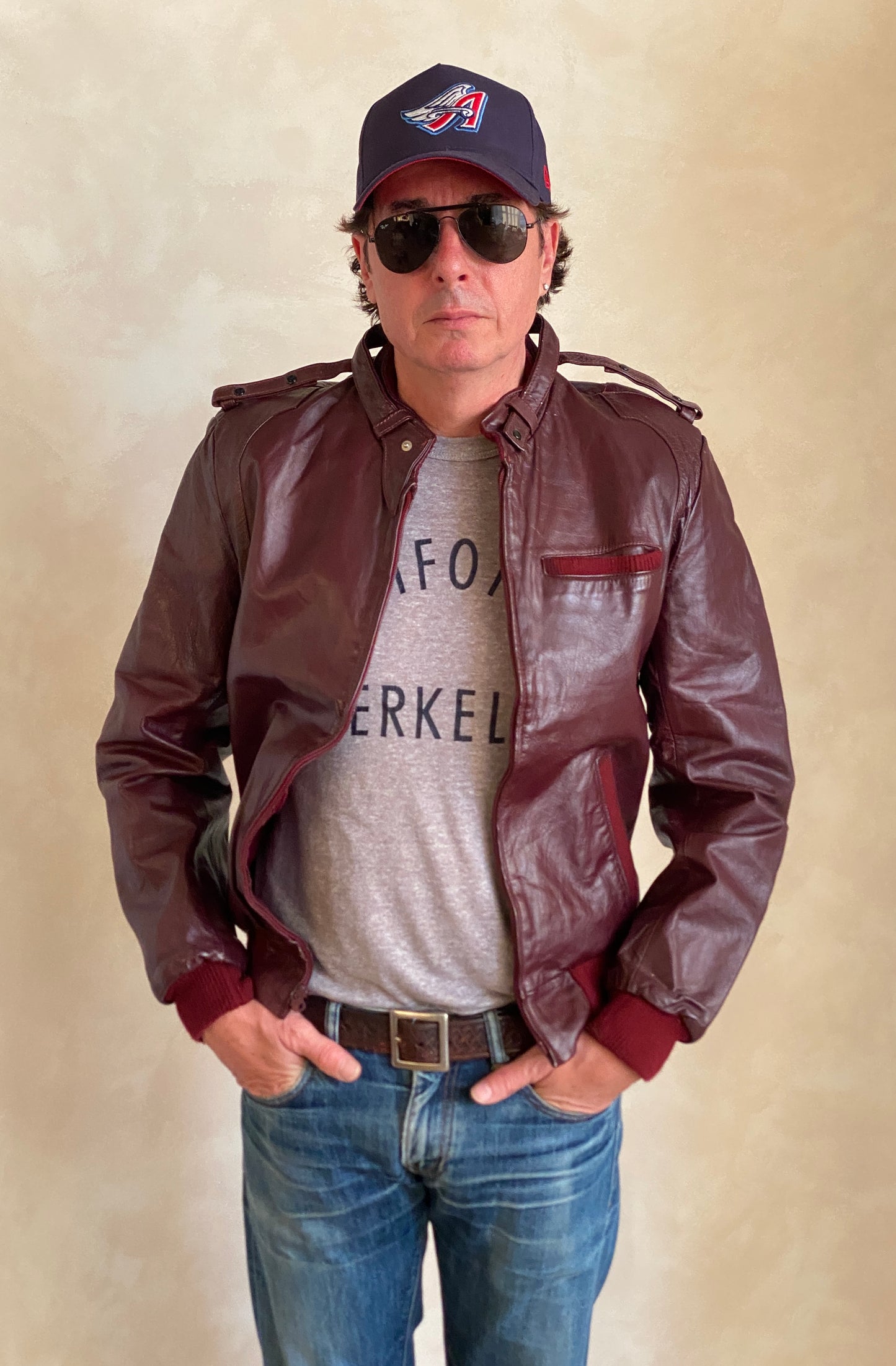 Vintage 80s Leather Jacket Size 38 US (48 EU) | Classic Retro Fashion