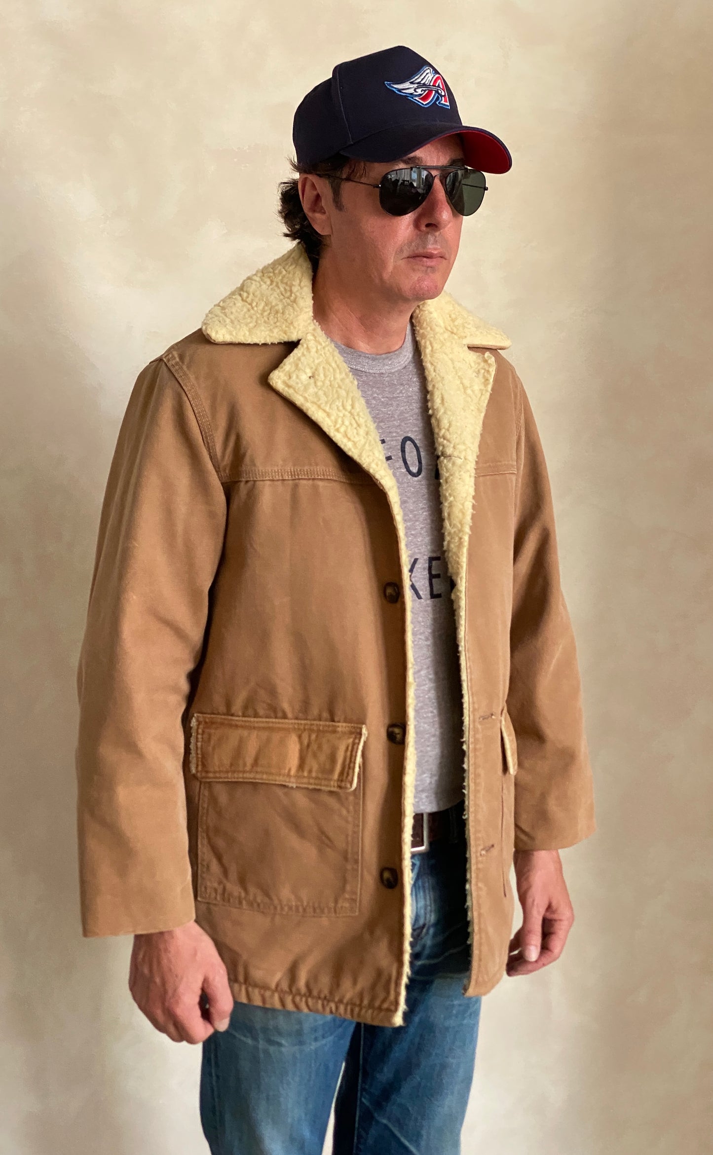 Vintage 70s Carhartt Jacket Coat - Size 38US/48EU | Made in USA | Classic Workwear