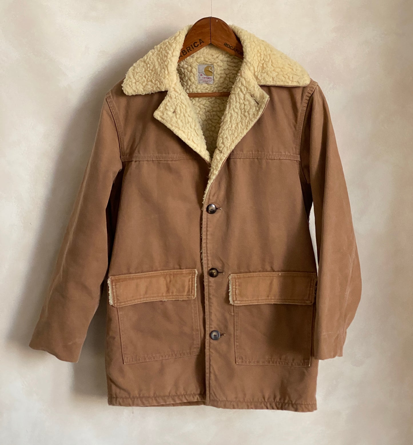 Vintage 70s Carhartt Jacket Coat - Size 38US/48EU | Made in USA | Classic Workwear