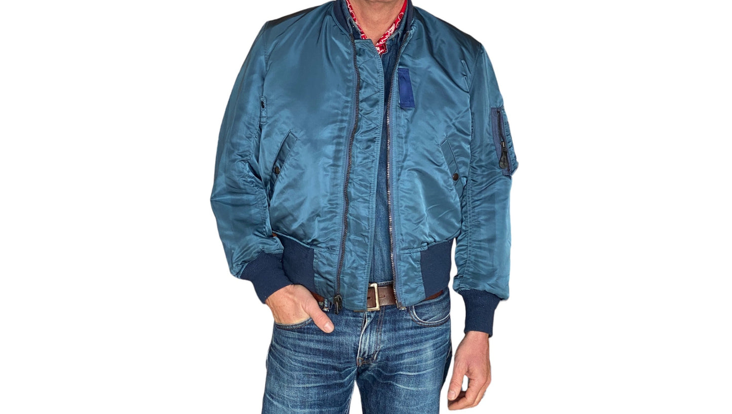 Small . MA1 jacket, flying intermediate type MA-1 by Weintraub Brother