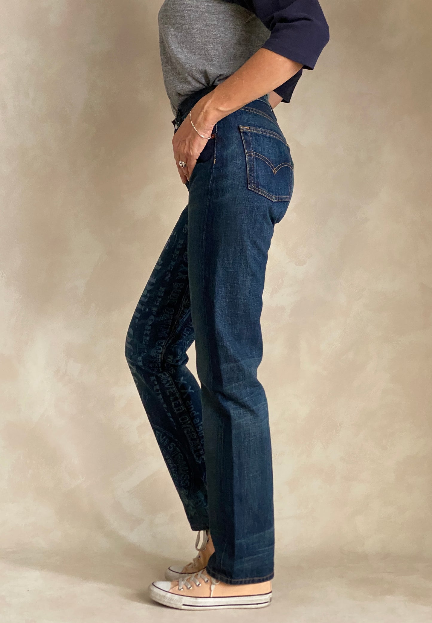29X34 Printed Vintage denim Levi’s 501 vintage Made in Spain