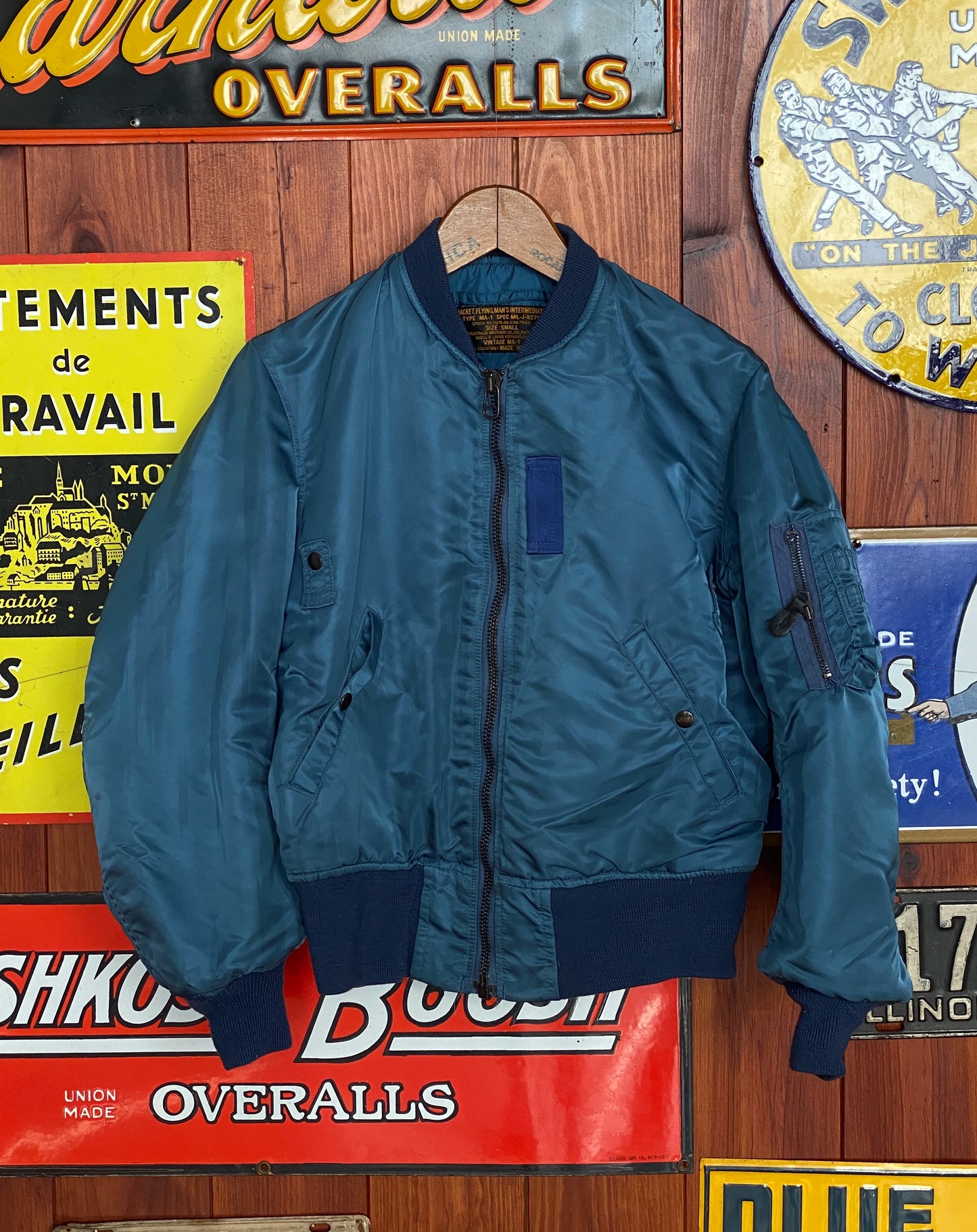 Small . MA1 jacket, flying intermediate type MA-1 by Weintraub Brother