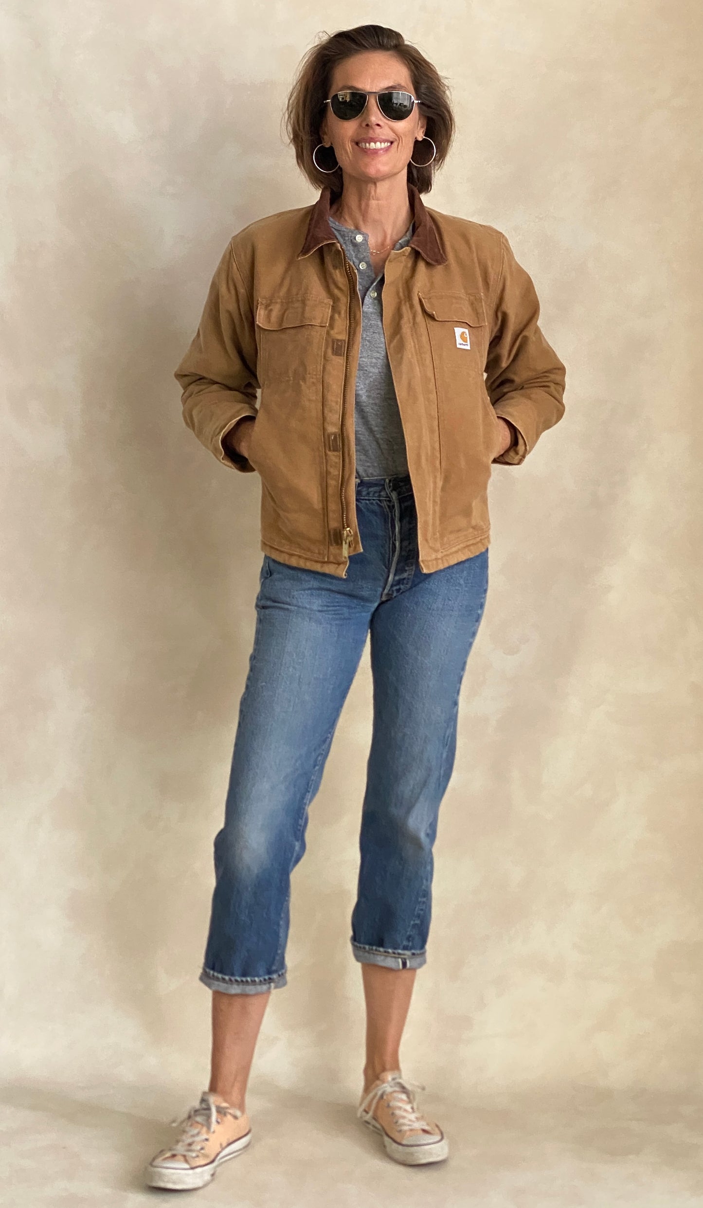 Youth L. Carhartt Blanket lined jacket Made in USA