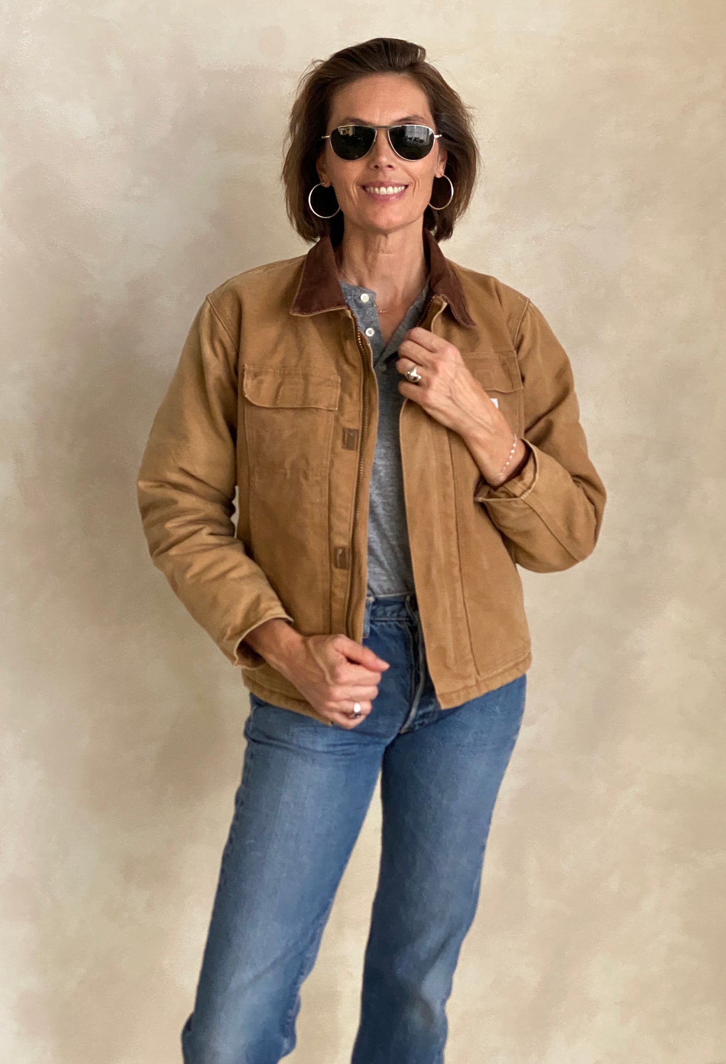 Youth L. Carhartt Blanket lined jacket Made in USA