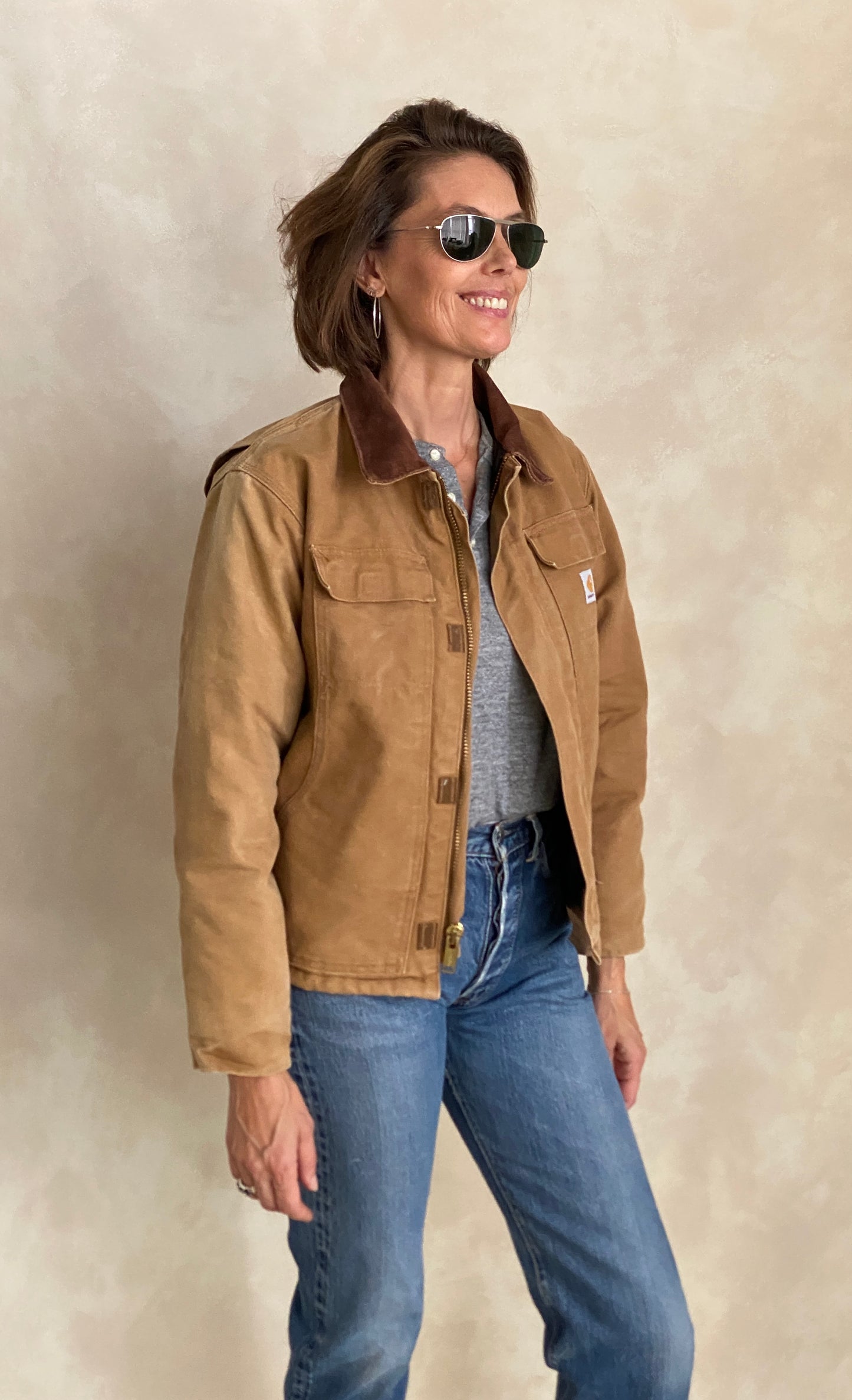 Youth L. Carhartt Blanket lined jacket Made in USA