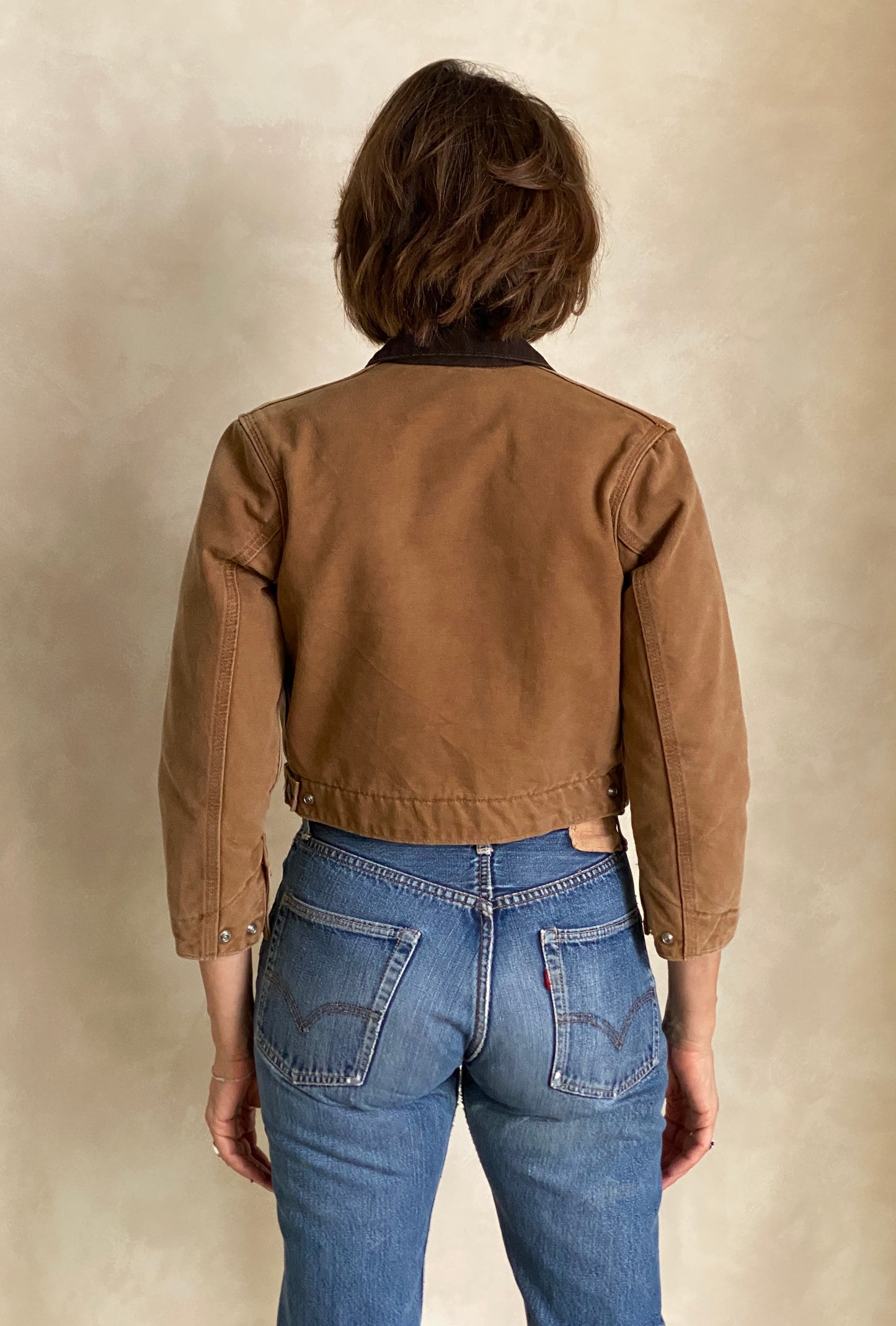 Youth Med. Vintage Carhartt lined jacket Made in USA
