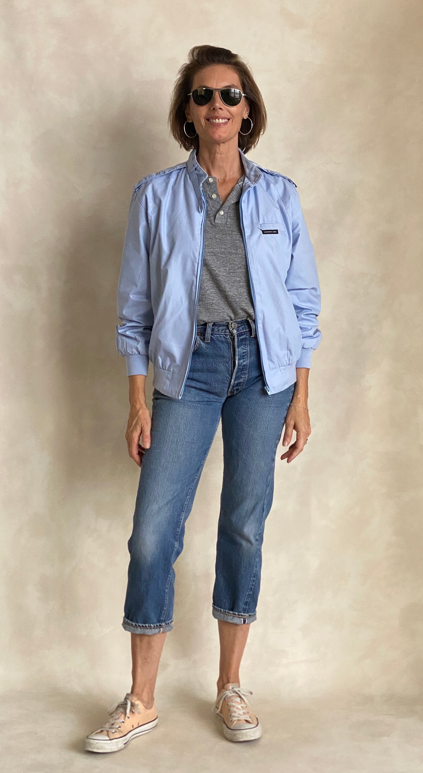 Size 44 US Vintage 80s members Only cotton jacket