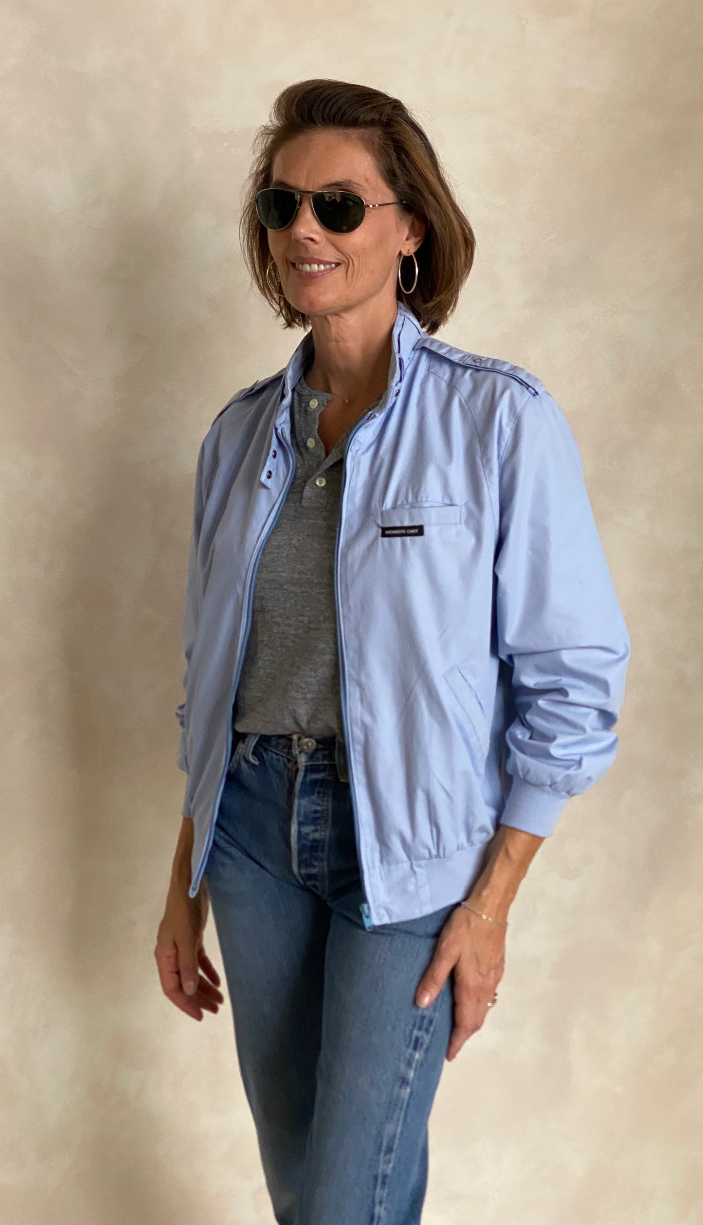 Size 44 US Vintage 80s members Only cotton jacket