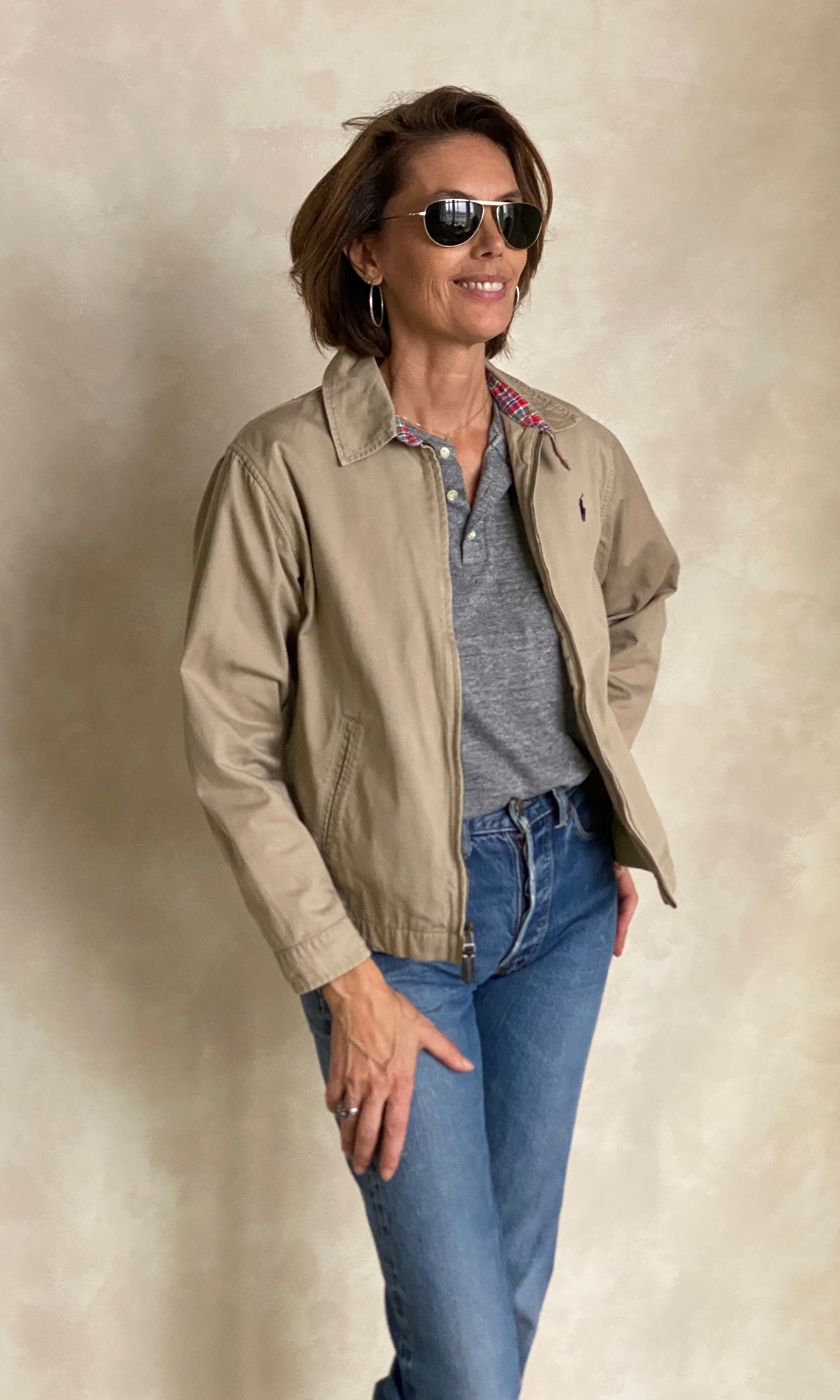 Youth Large . Vintage Ralph Lauren cotton jacket