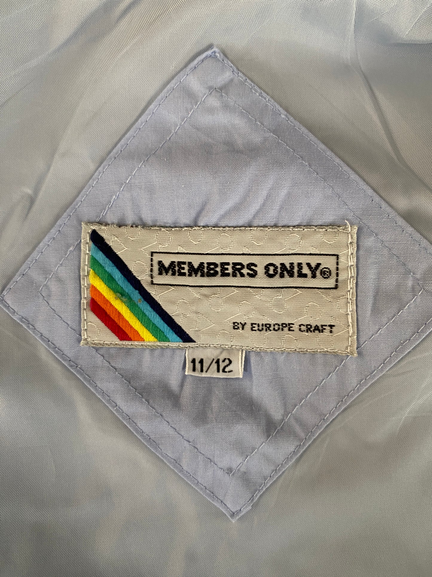 Size 44 US Vintage 80s members Only cotton jacket