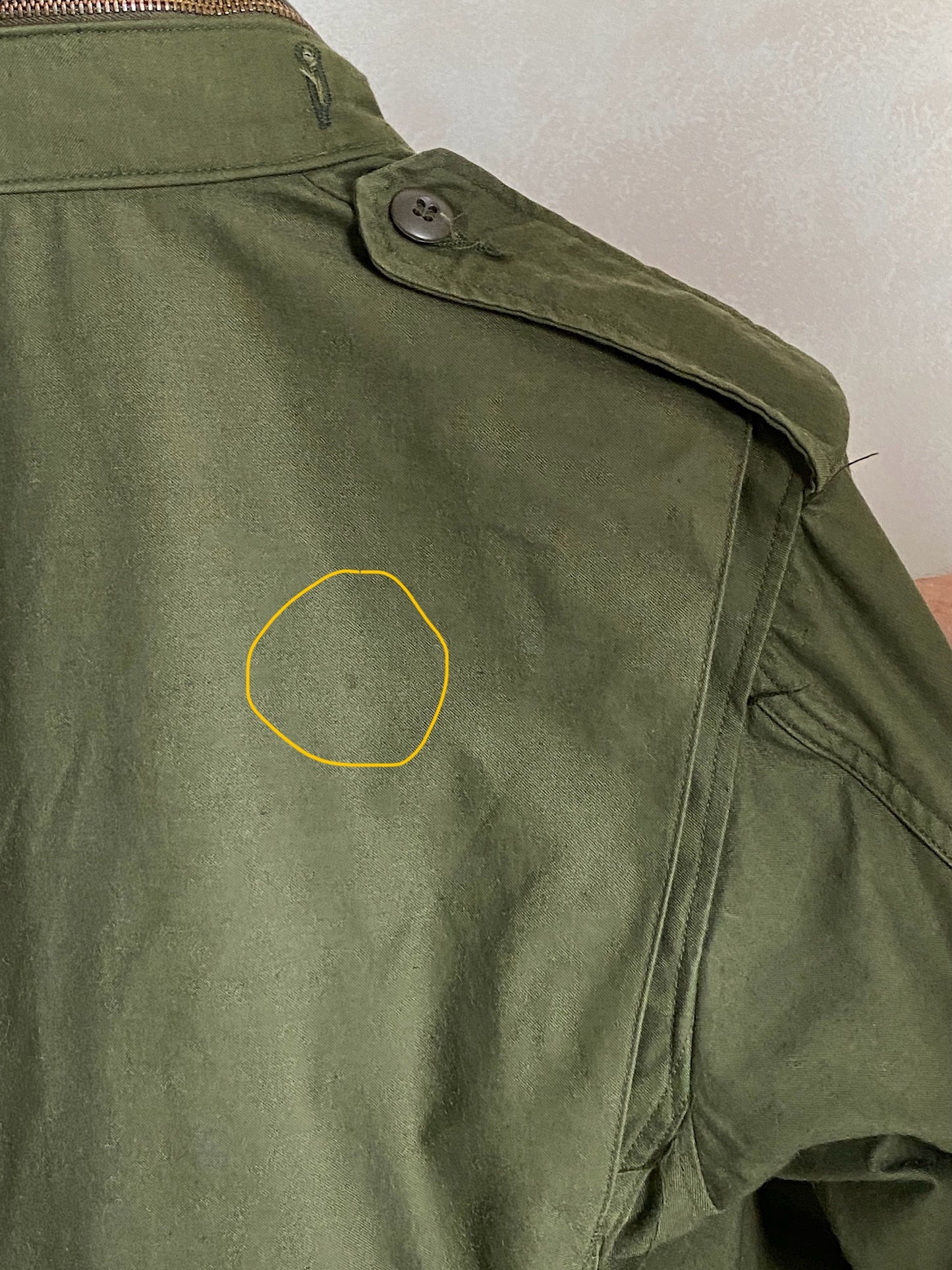 Small Short 1975 vintage US military M-65 field jacket