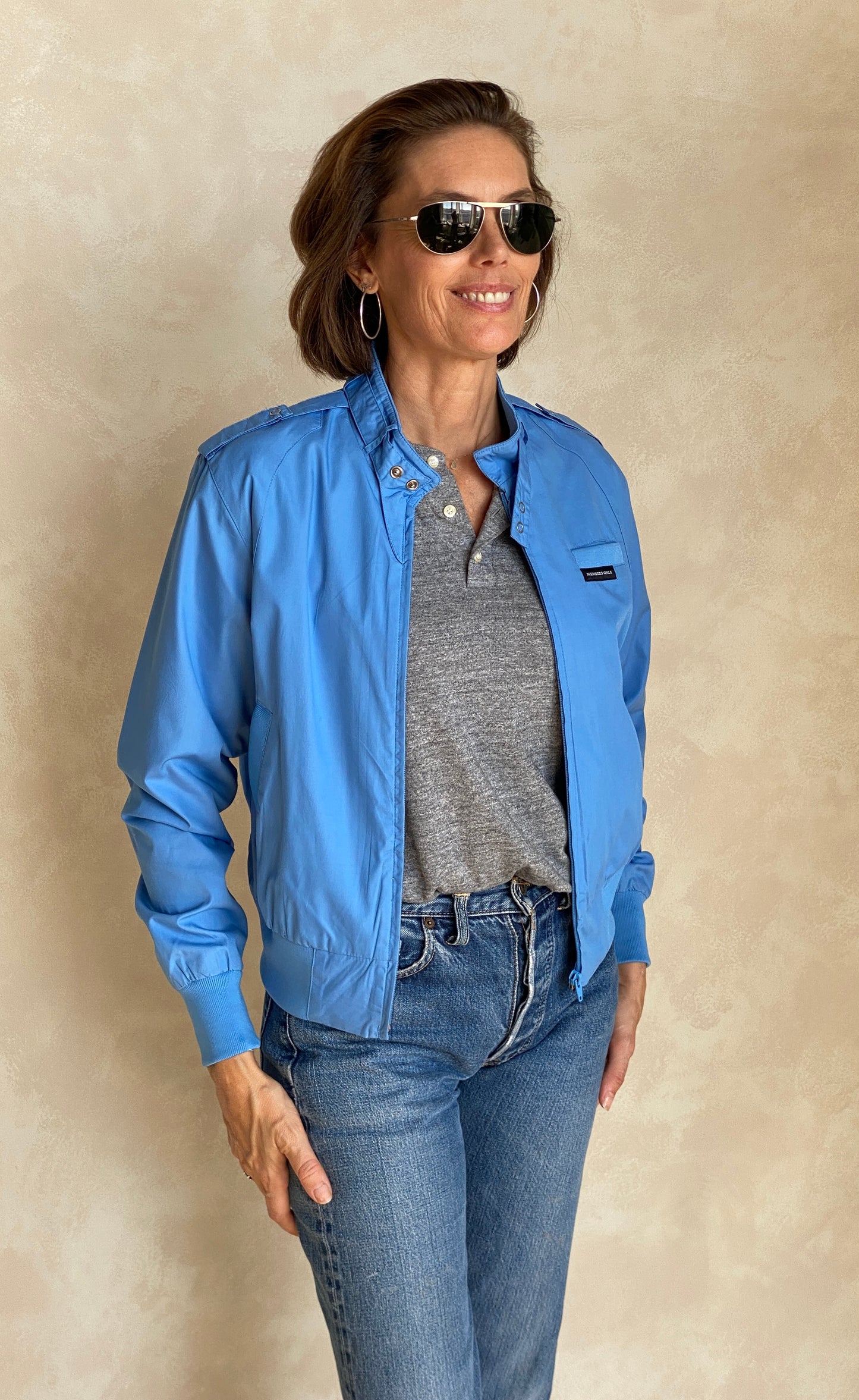 Size Women Small. Vintage 80s Members Only Cotton Jacket
