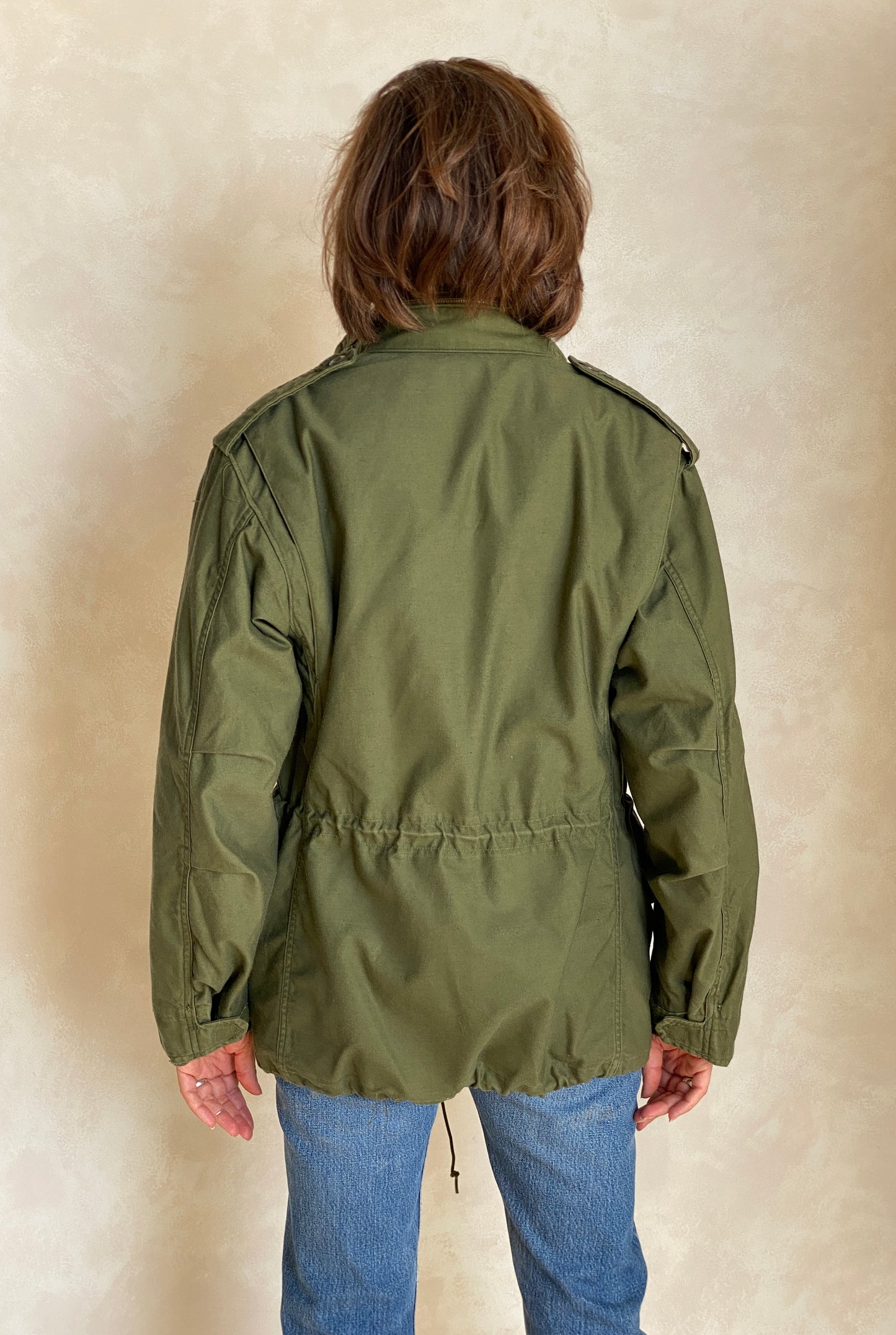 Small Short 1975 vintage US military M-65 field jacket