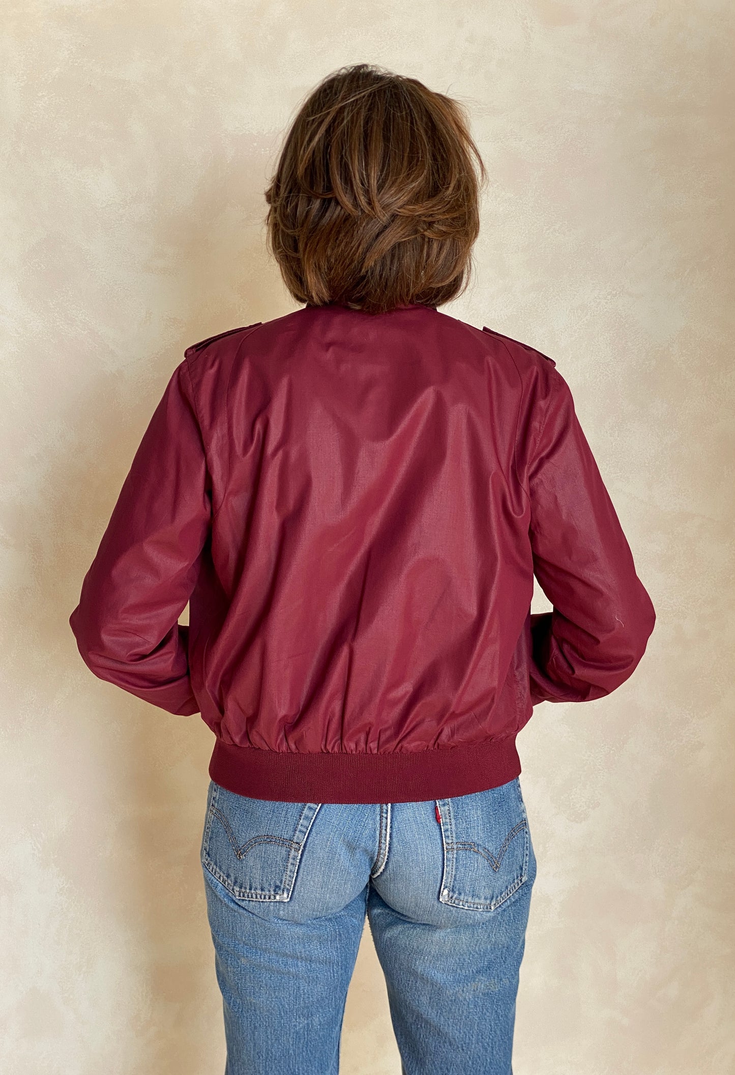 Size 9/10. Women Vintage 80s Members Only Cotton Jacket