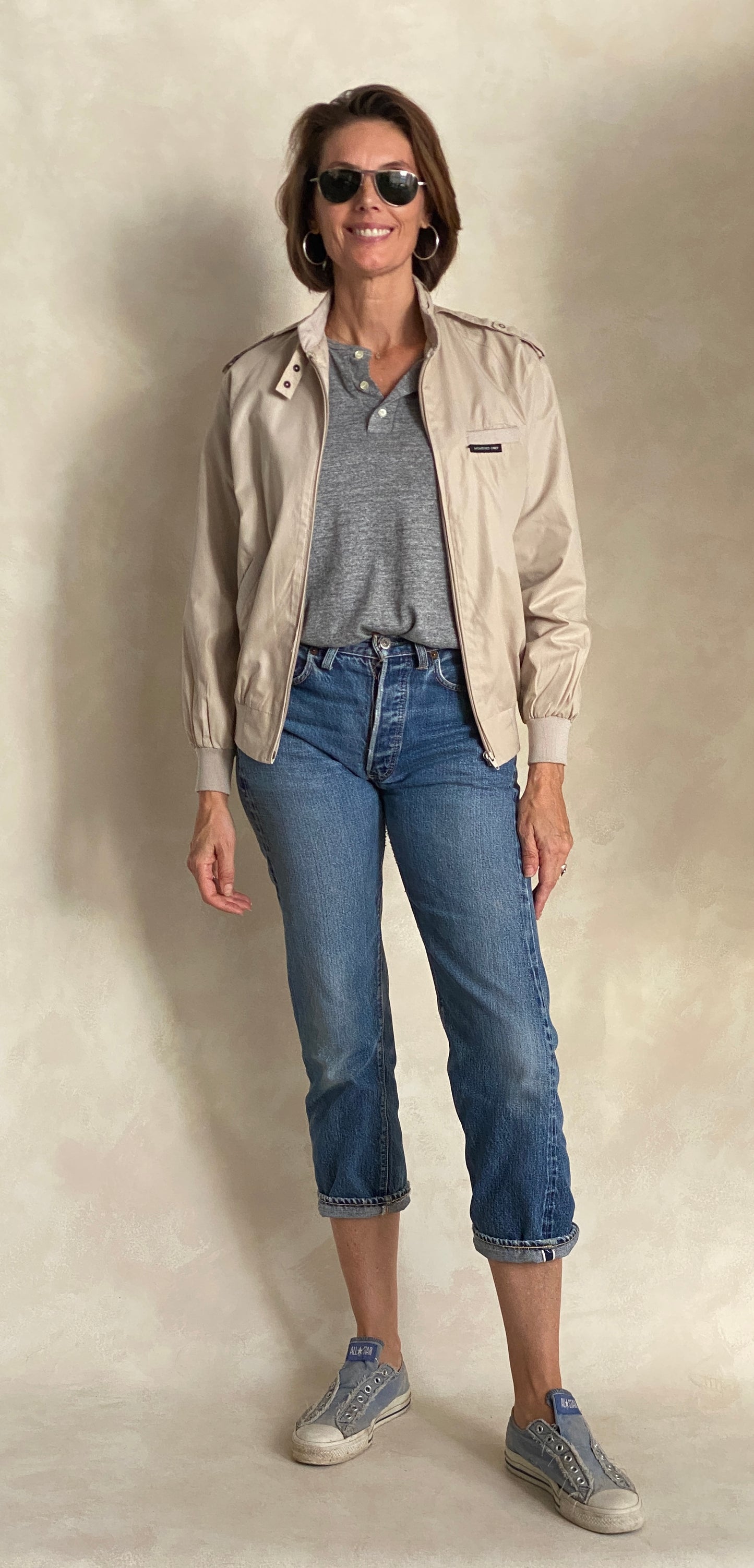 Size 5/6 US Vintage 80s members Only cotton jacket