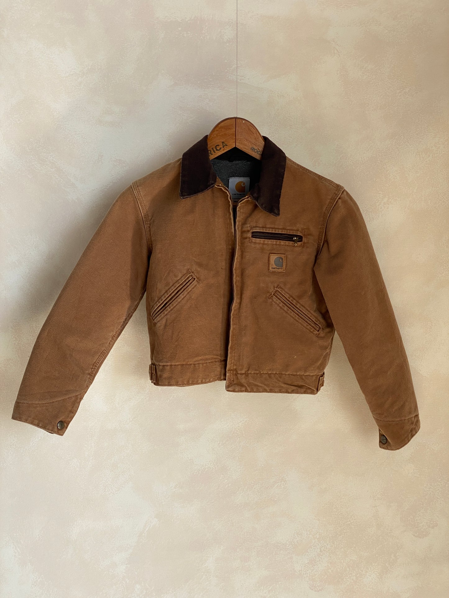 Youth Med. Vintage Carhartt lined jacket Made in USA