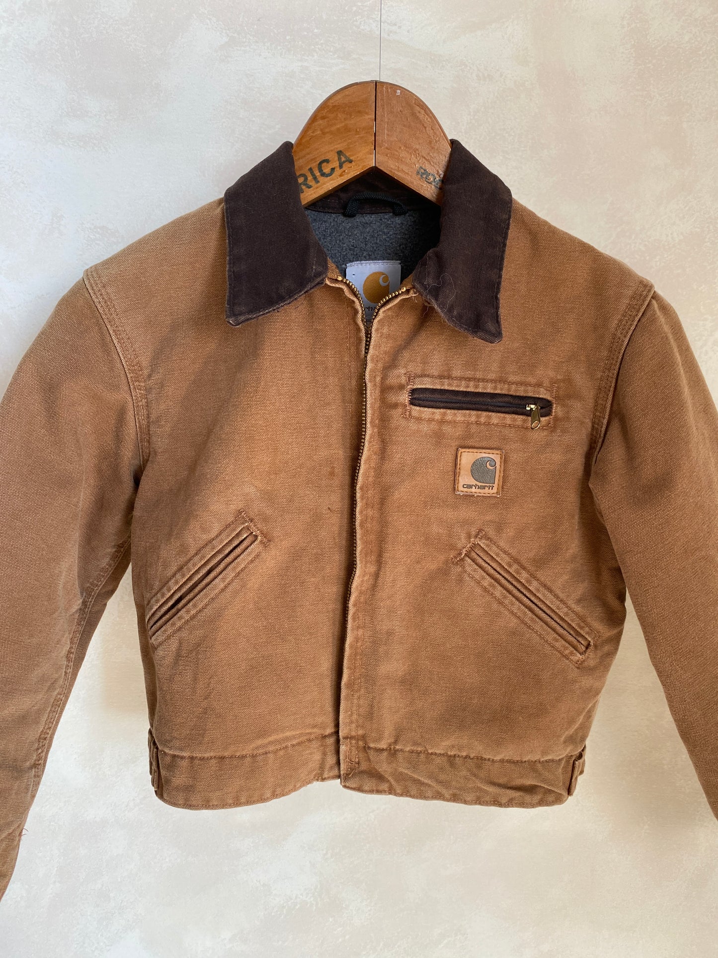 Youth Med. Vintage Carhartt lined jacket Made in USA