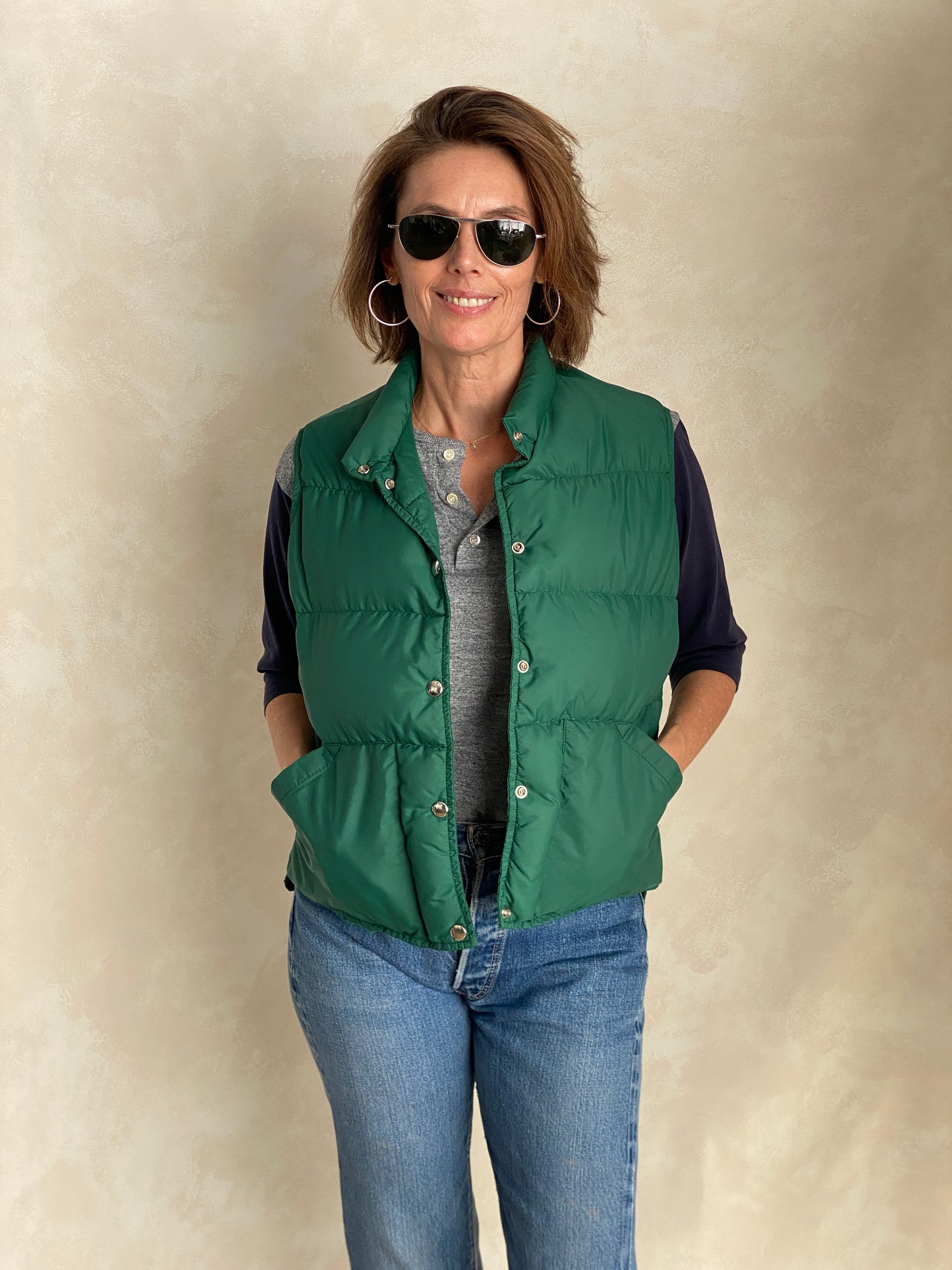 Size ladies large. Vintage L.L Bean Goose Down vest