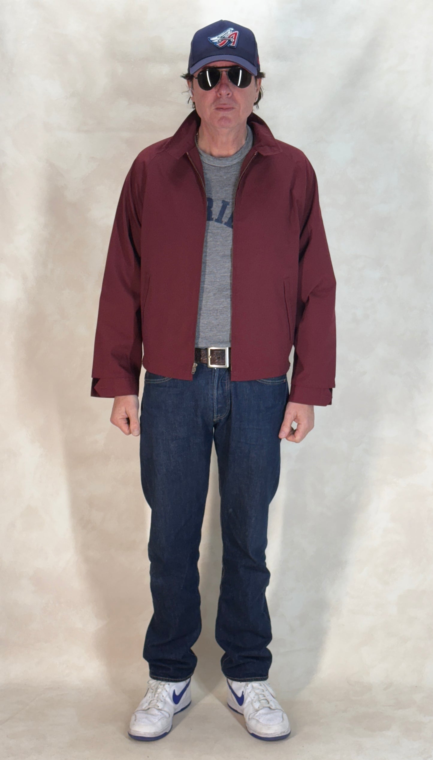 Size Large . 60s cotton zipper jacket Made in USA