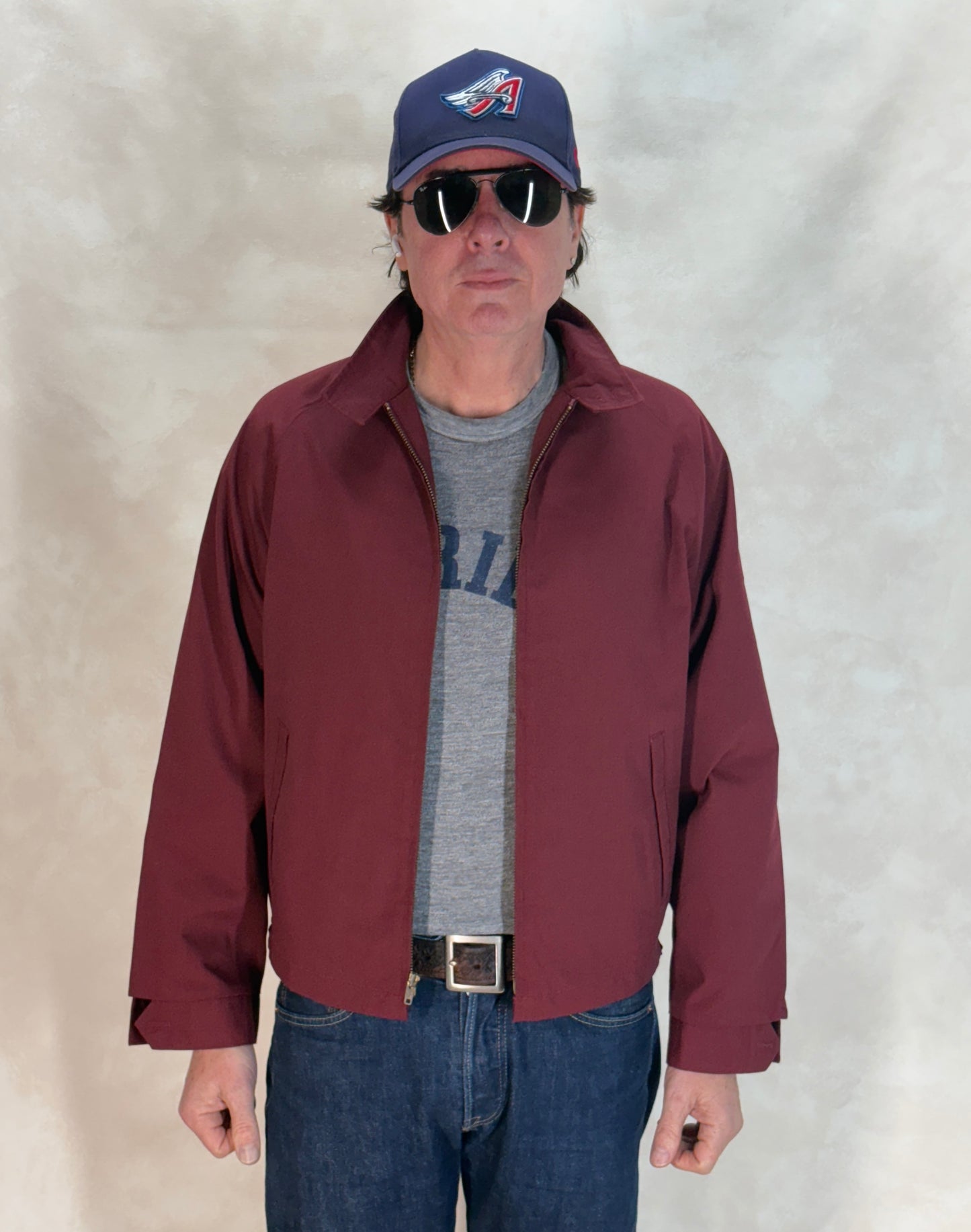 Size Large . 60s cotton zipper jacket Made in USA