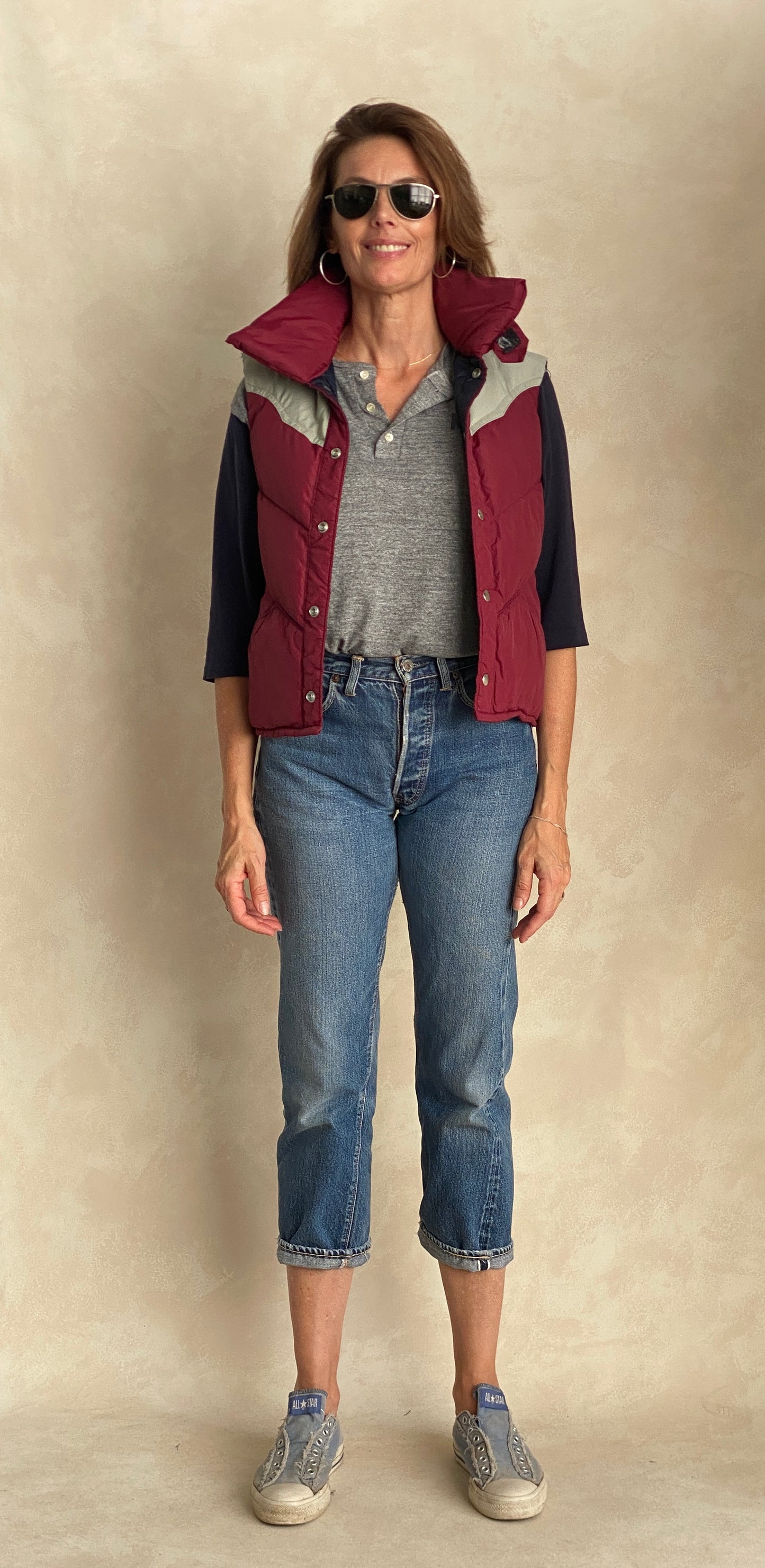 Size Small. Vintage Goose down vest Made In USA