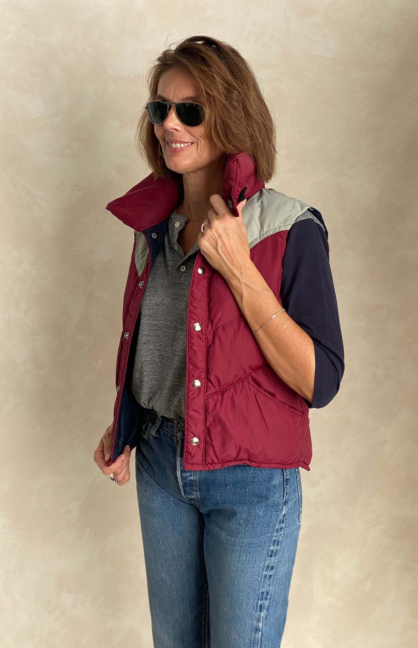 Size Small. Vintage Goose down vest Made In USA