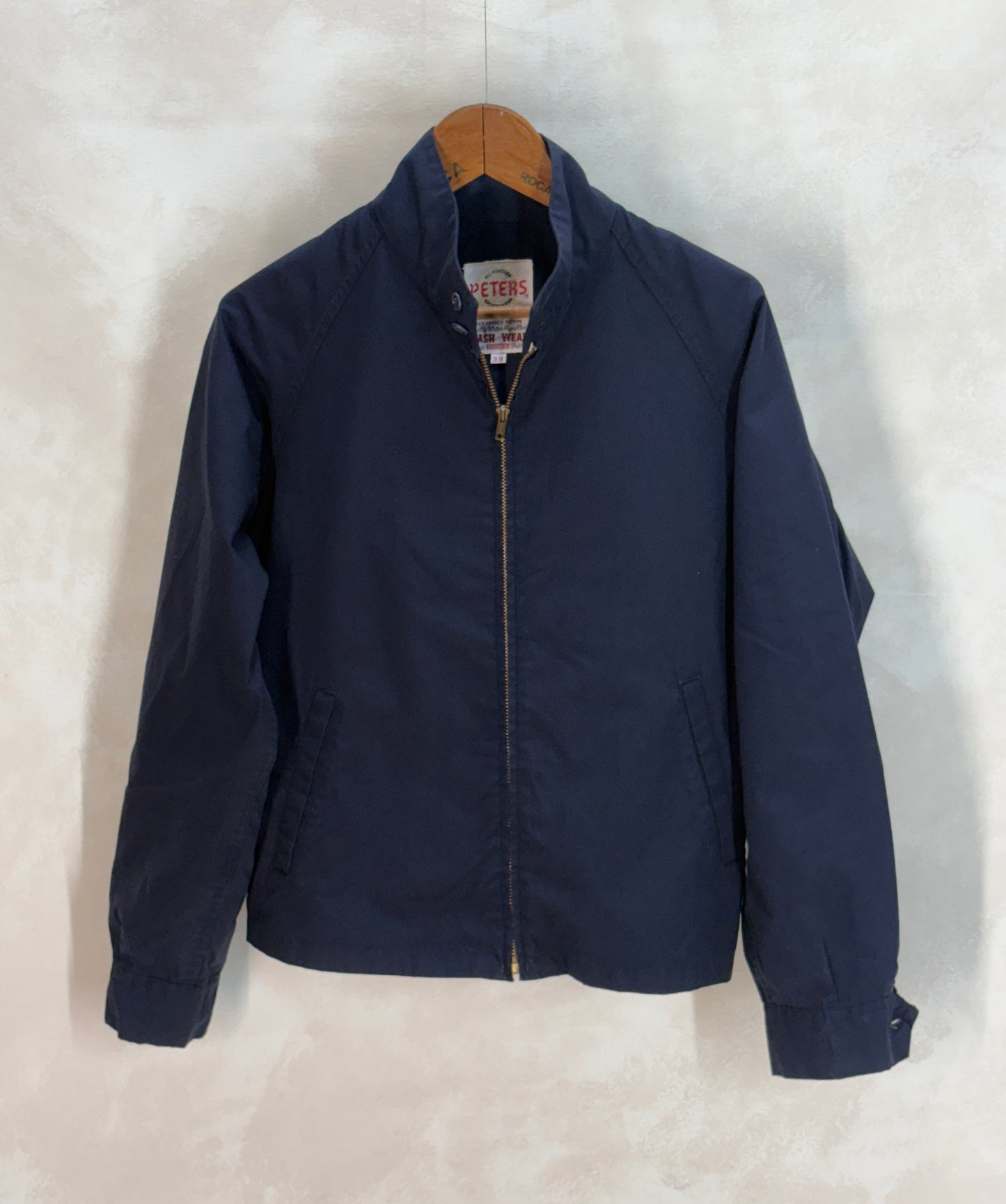 Size 38US / 48EU , Peters 70s light jacket . Talon zipper